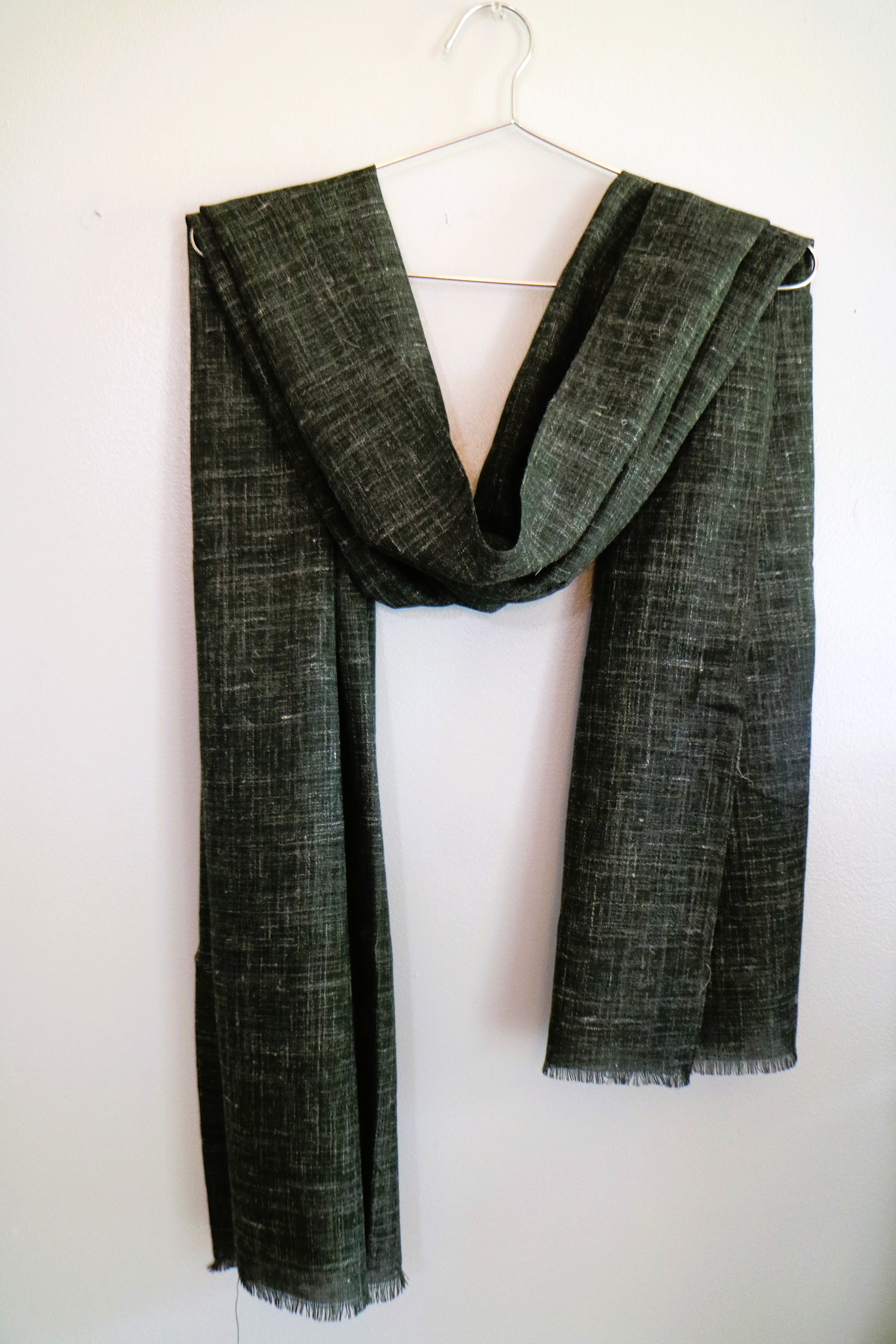Wool and Linen Scarf or Veil