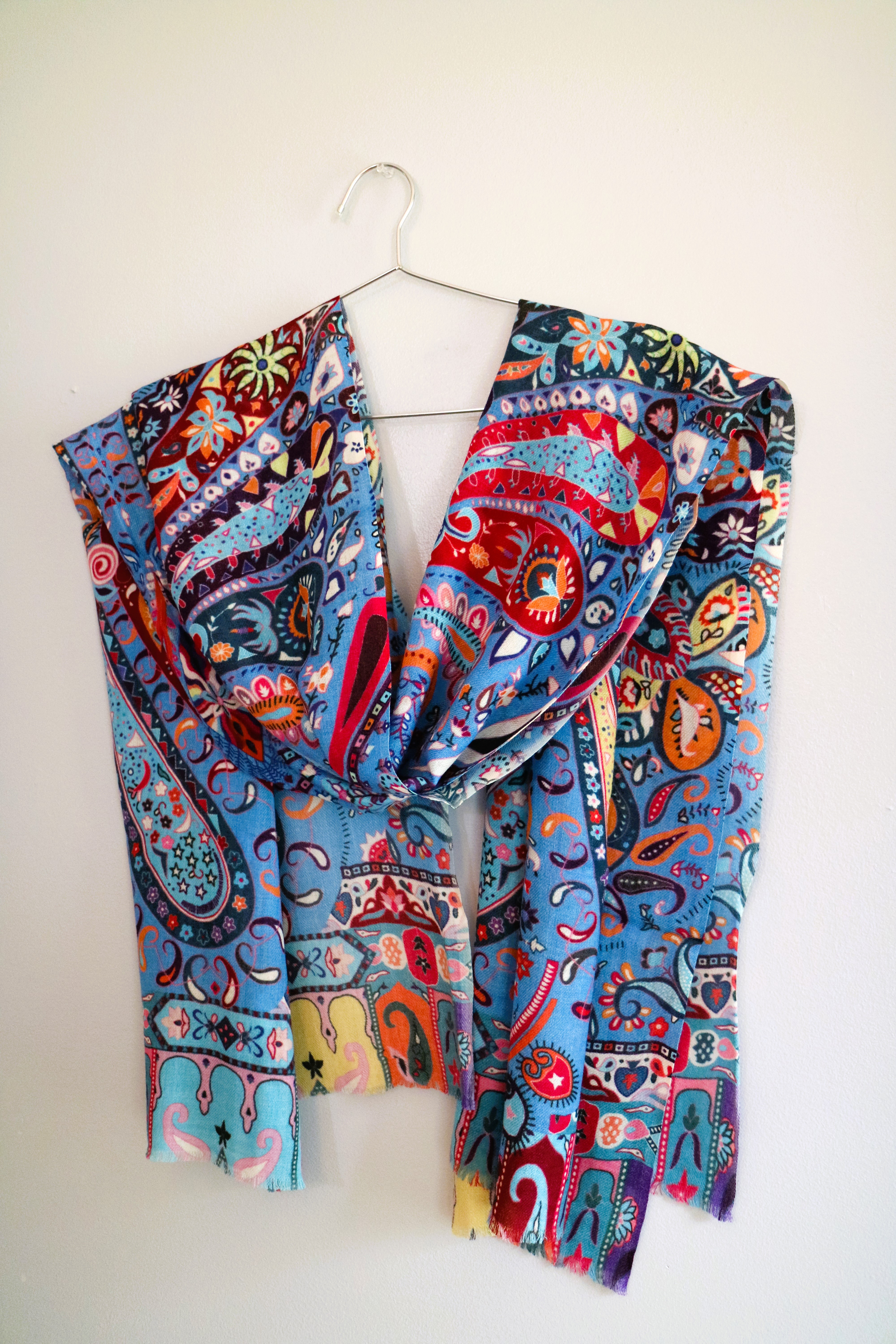Lively Paisley Scarf