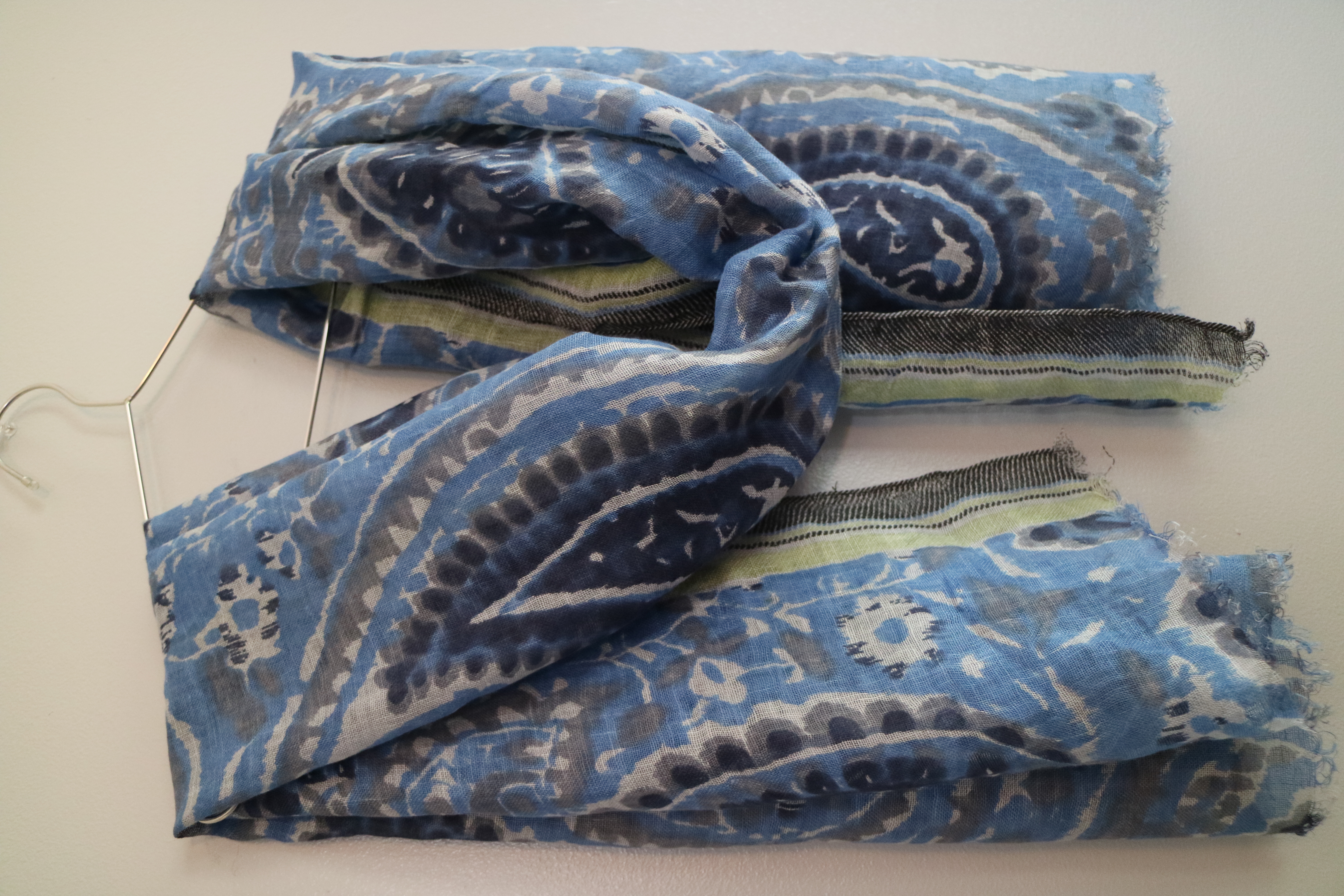 Paisley Linen Scarf