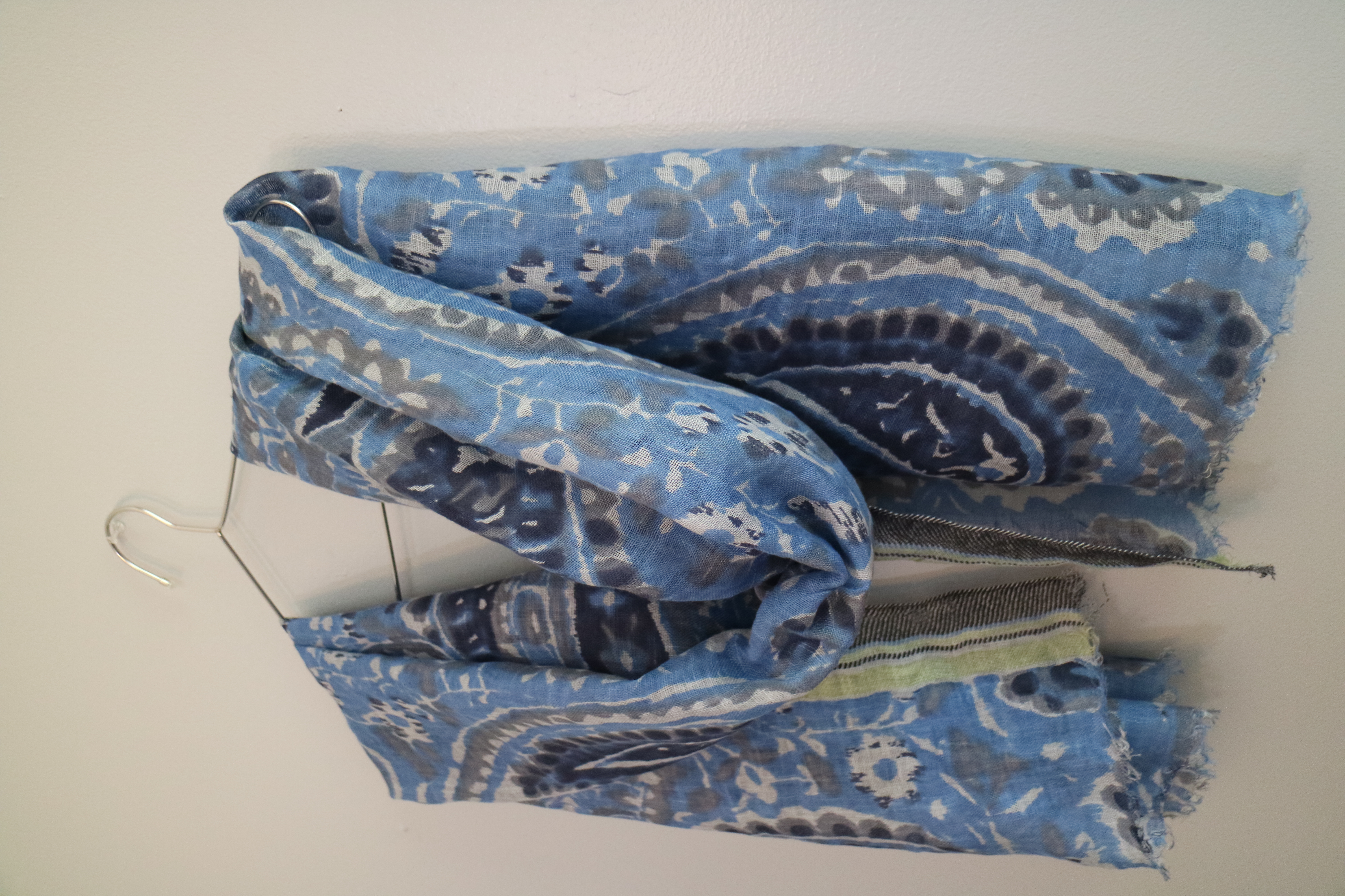 Paisley Linen Scarf