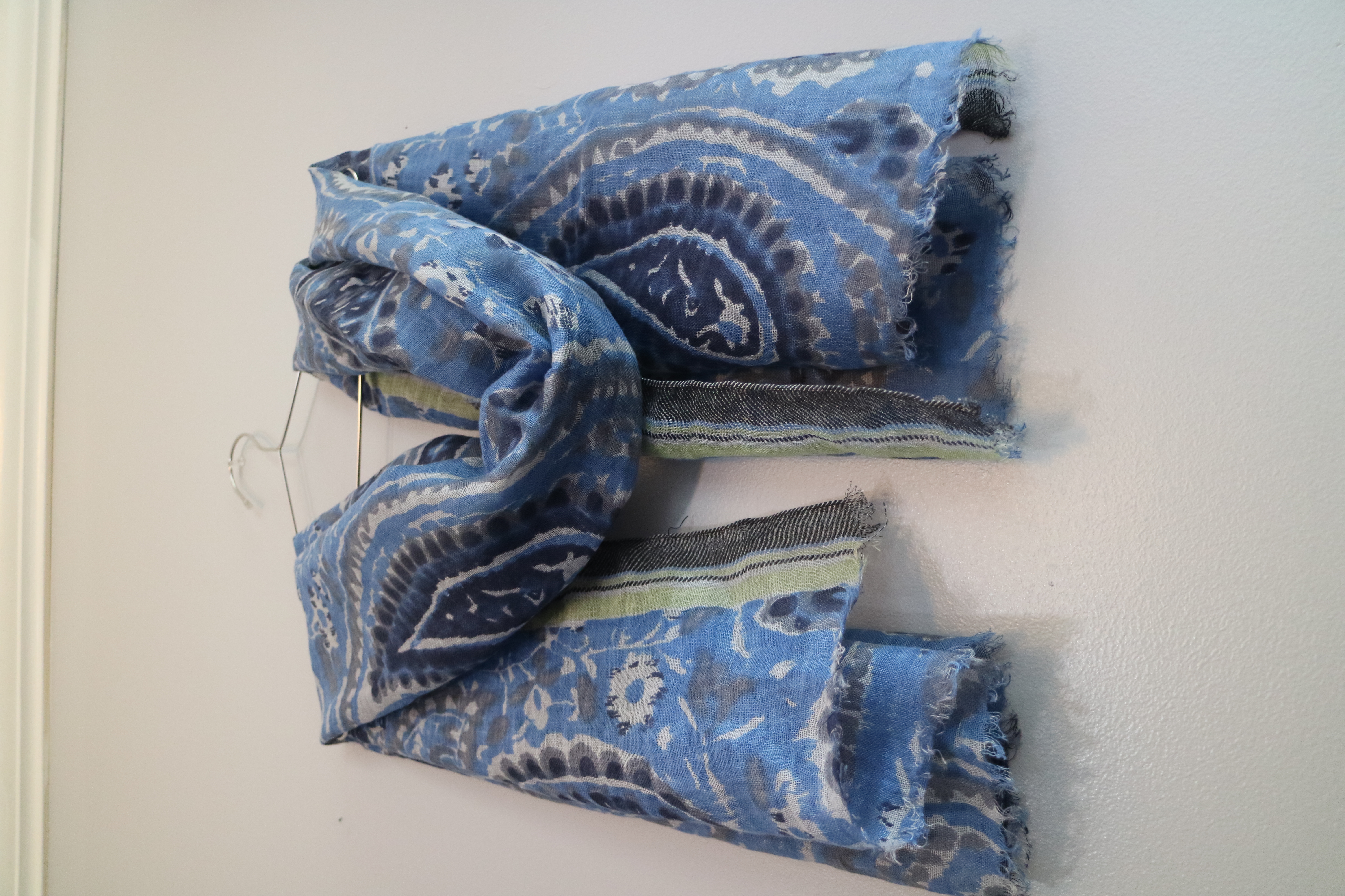 Paisley Linen Scarf