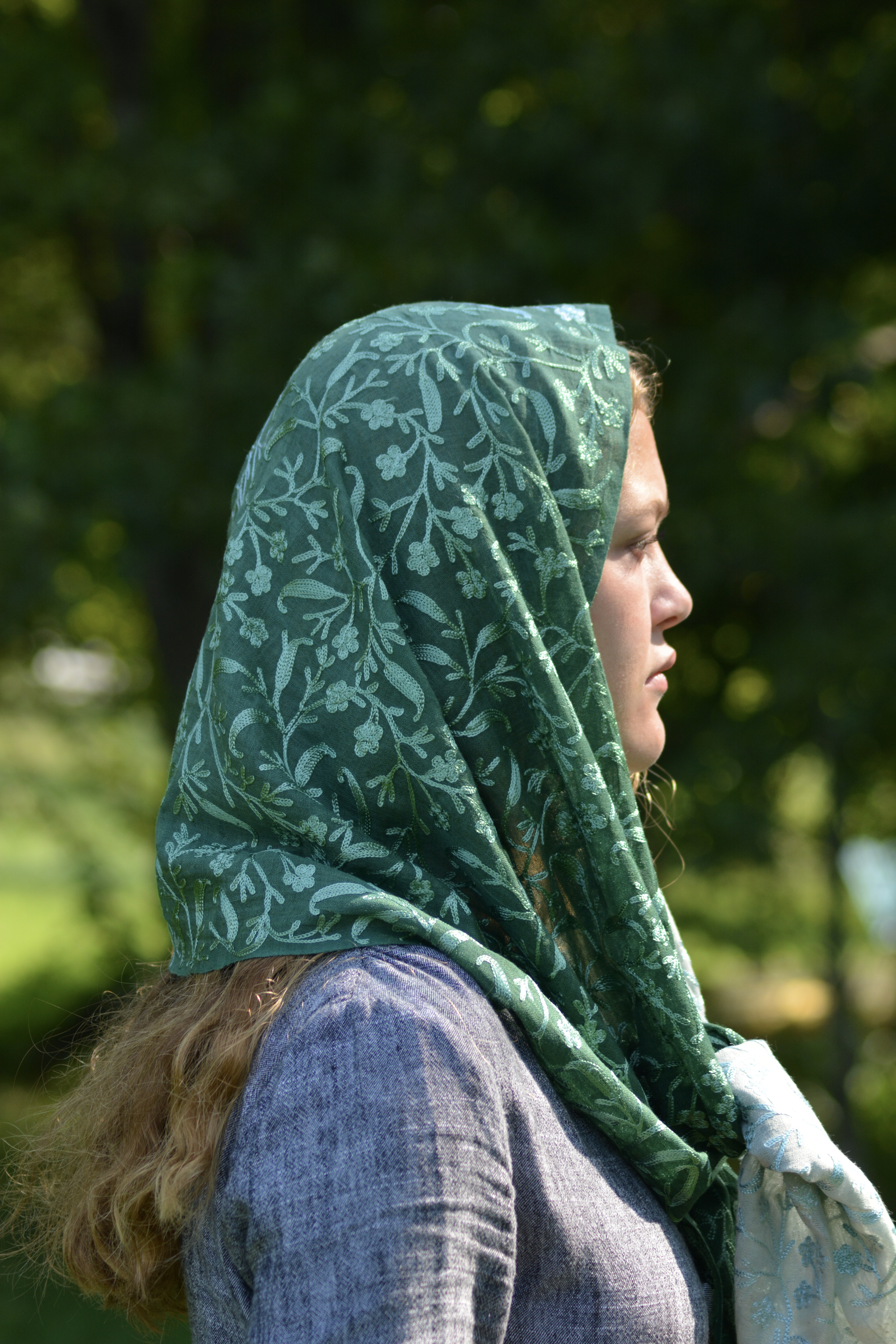 Green Ombre Veil