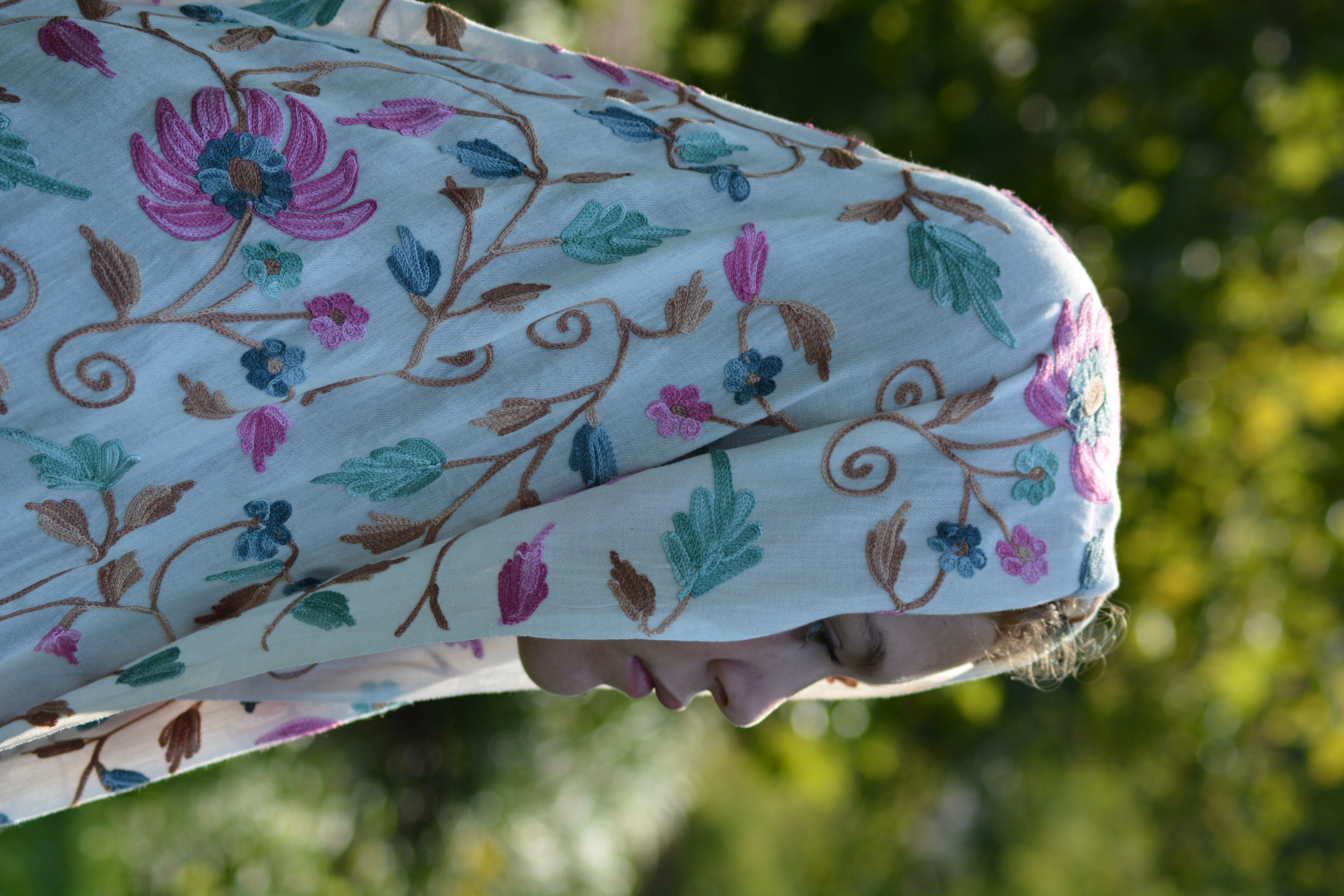 Flower Veil Scarf