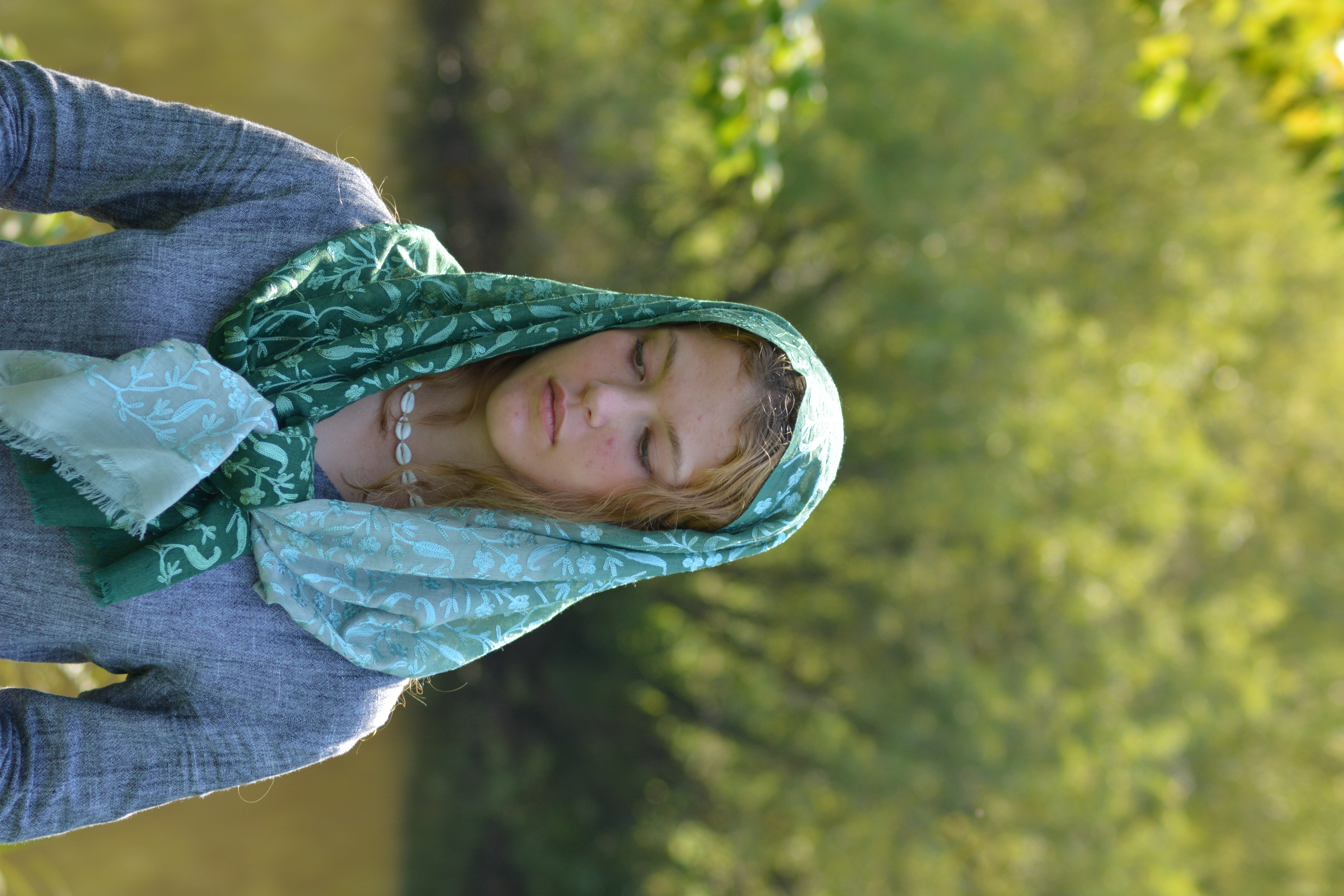 Green Ombre Veil