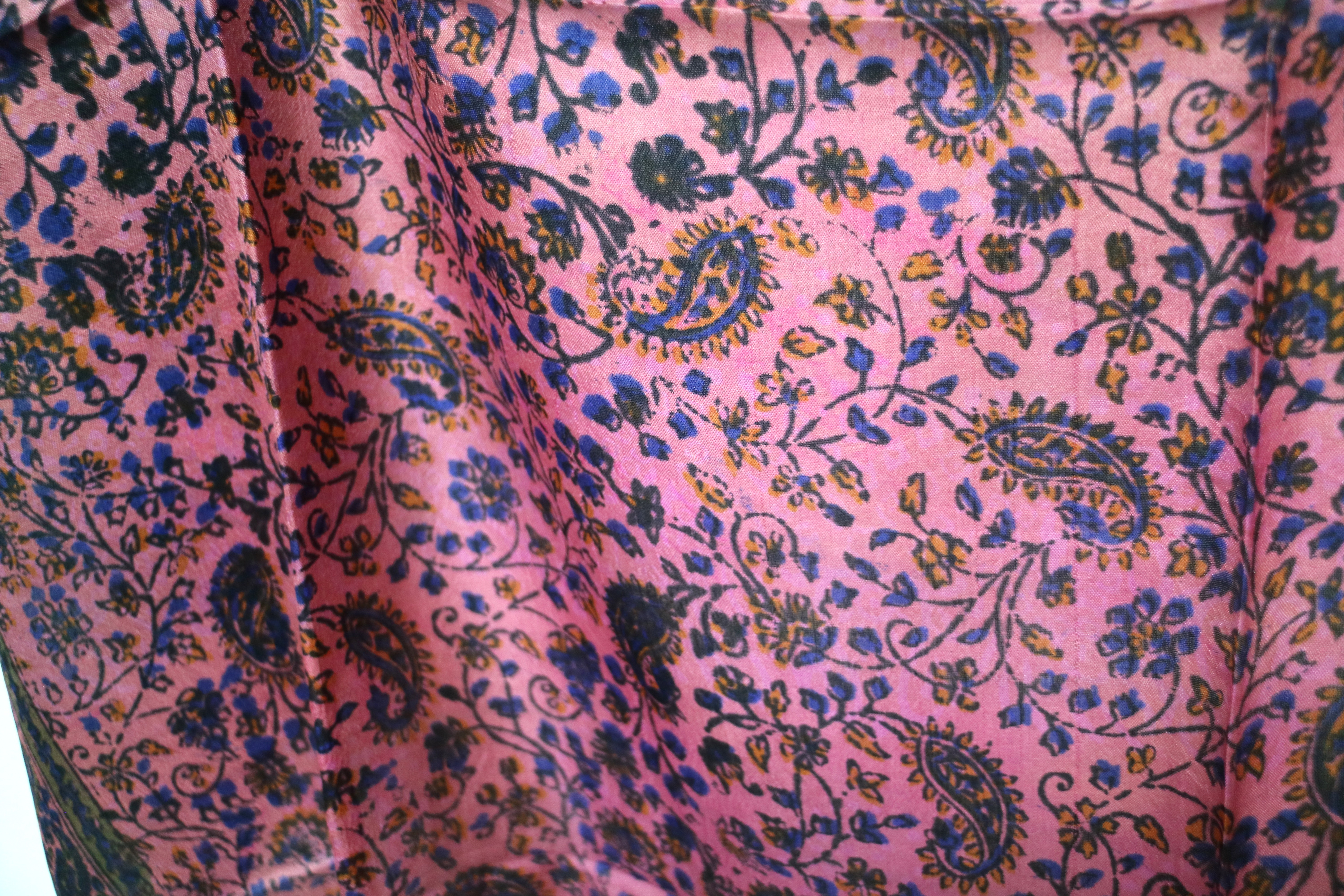 Pink Silk Scarf
