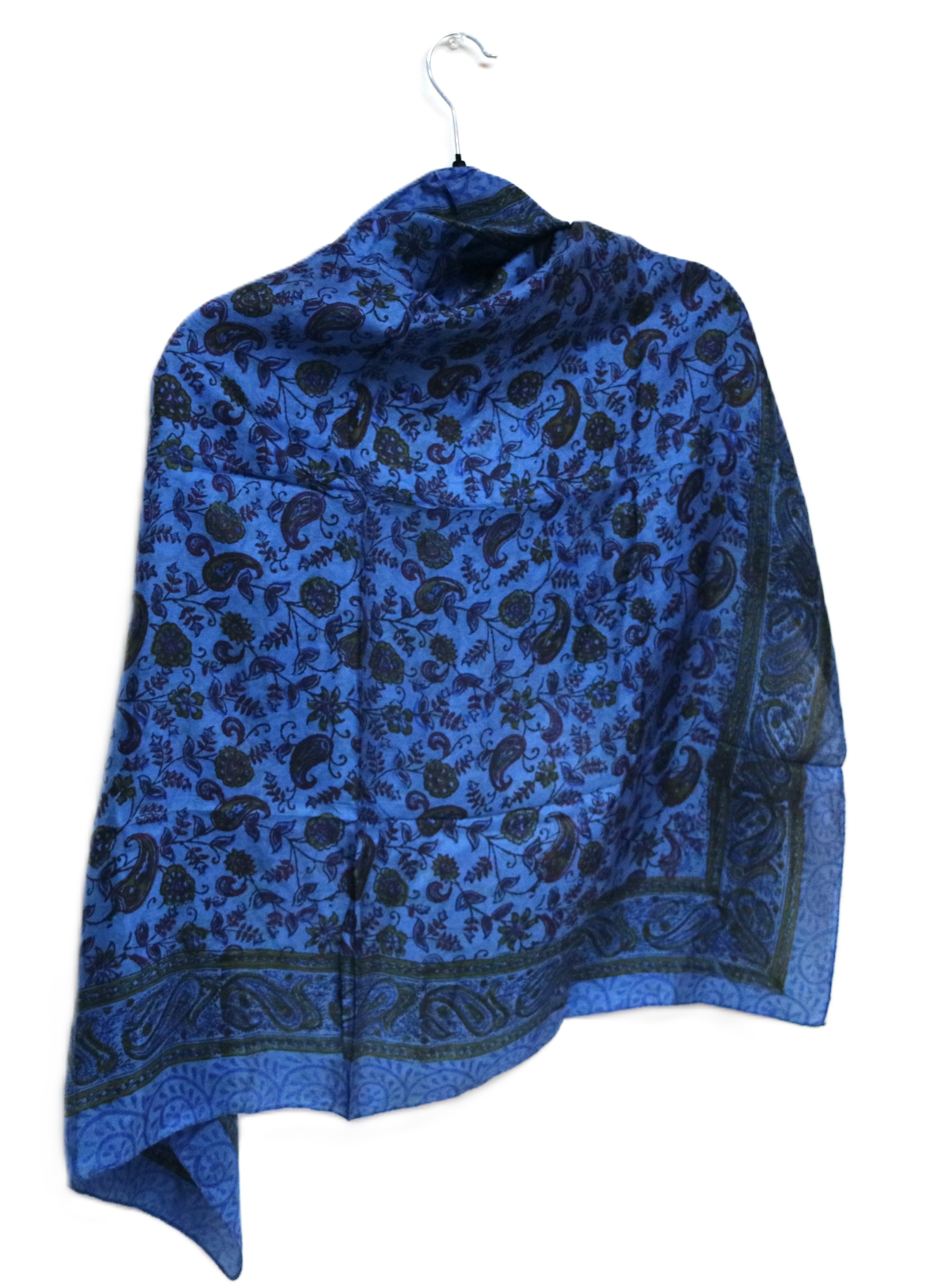 Blue Square Scarf