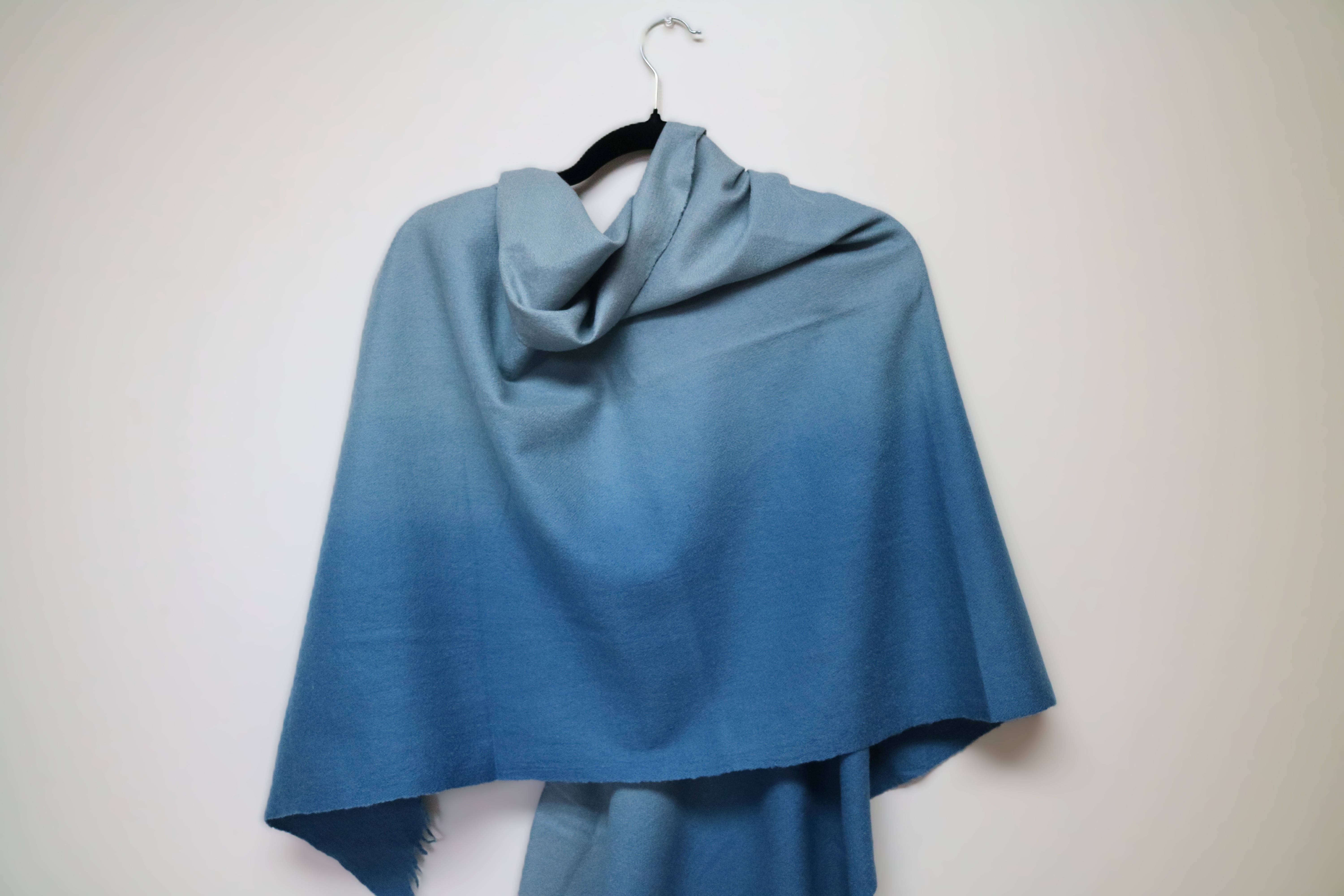 Blue Bunny Fleece Wool Scarf