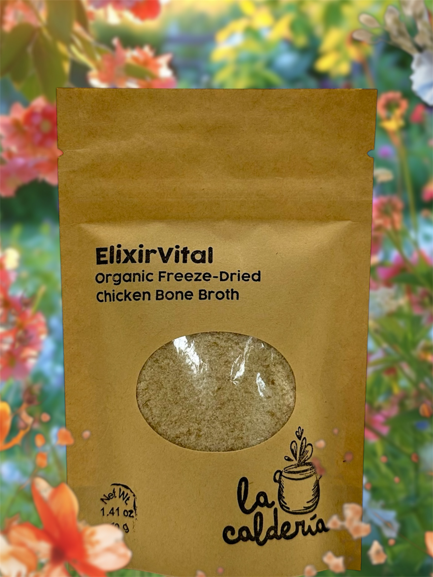 Freeze-Dried Chicken Bone Broth 50 grams (1.7 oz)