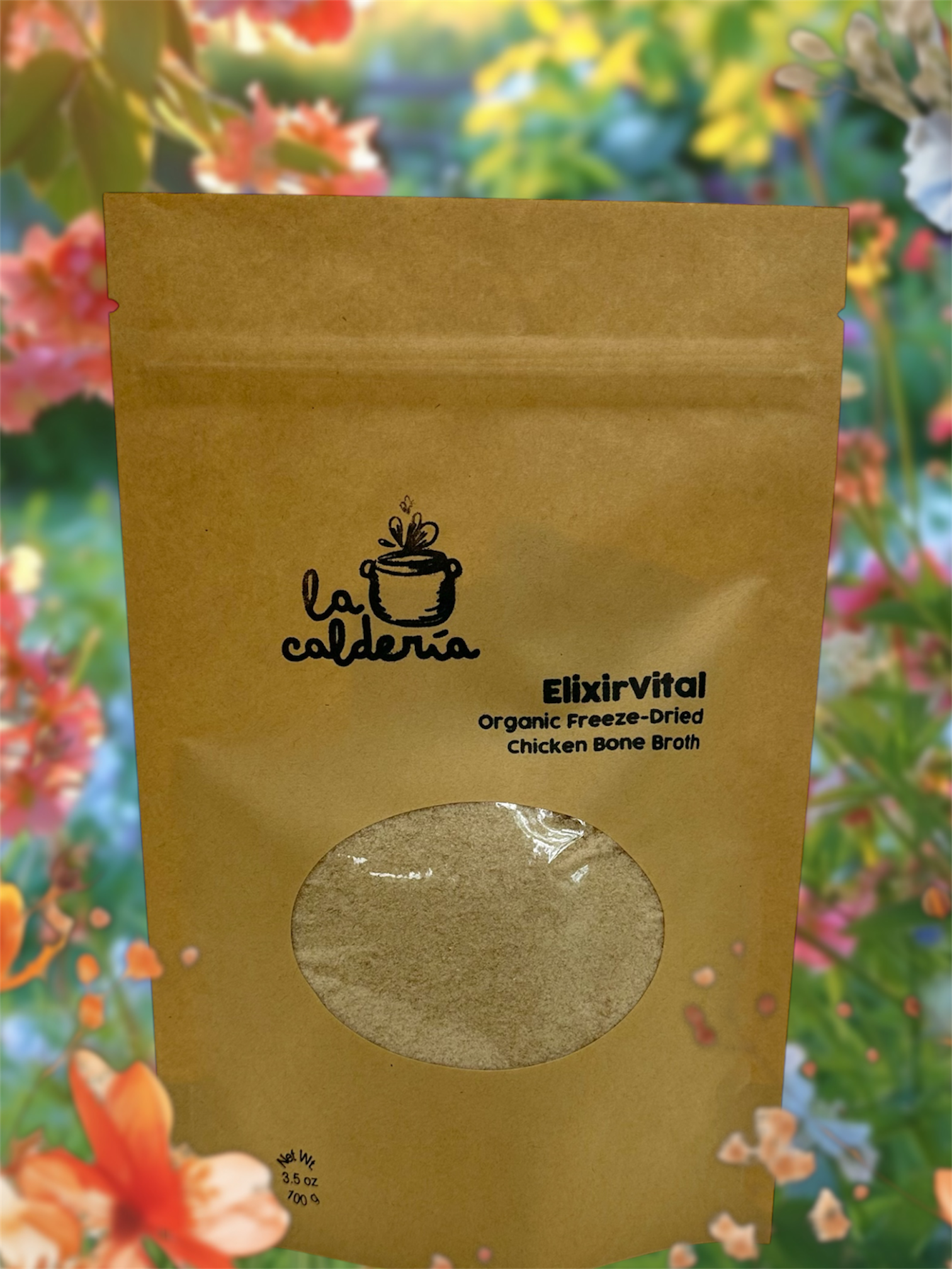 Freeze-Dried Chicken Bone Broth 120 grams (4.2 oz)