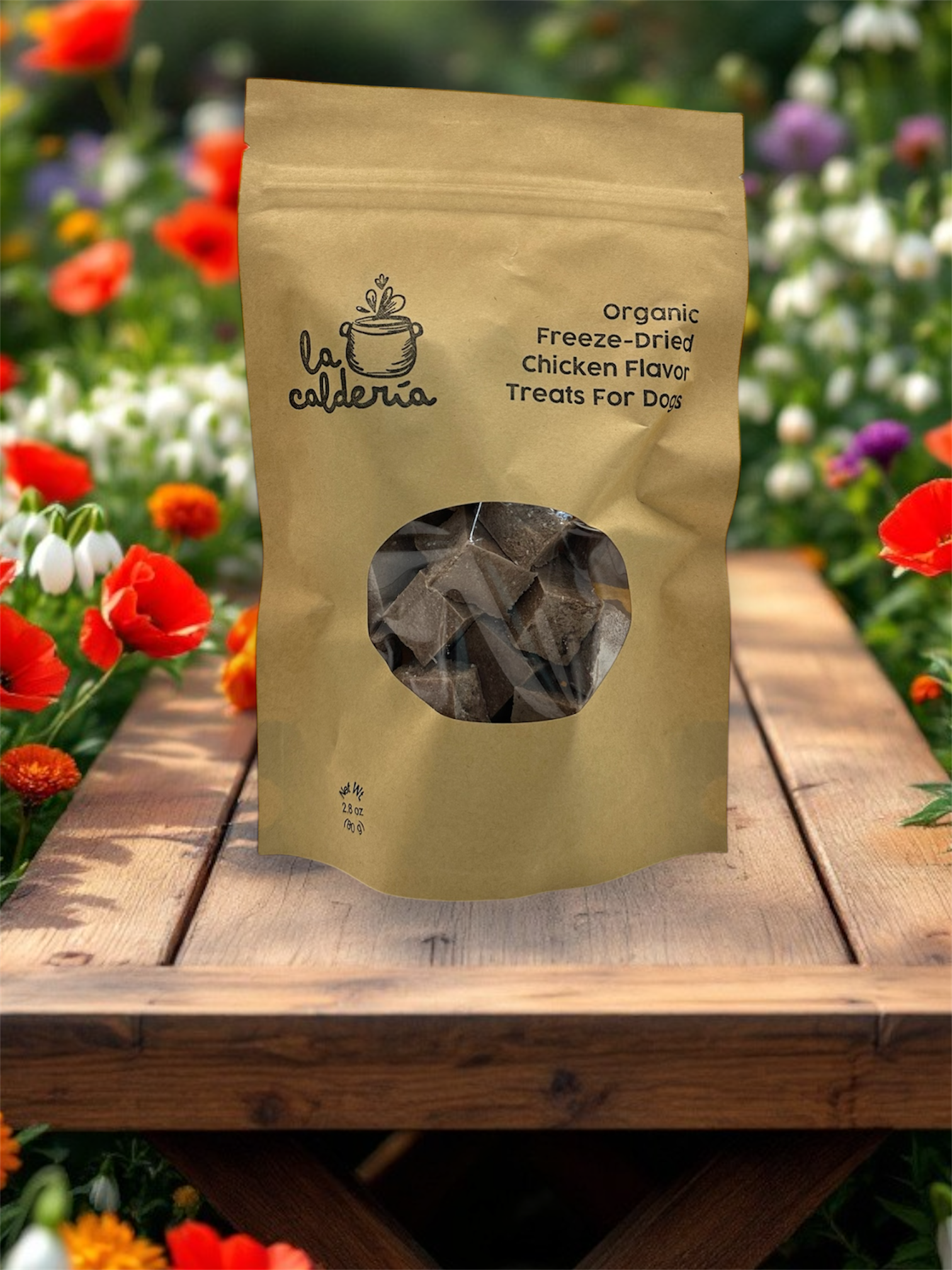 Freeze-Dried Chicken Flavor Treats for Dogs 80 grams (2.8 oz)