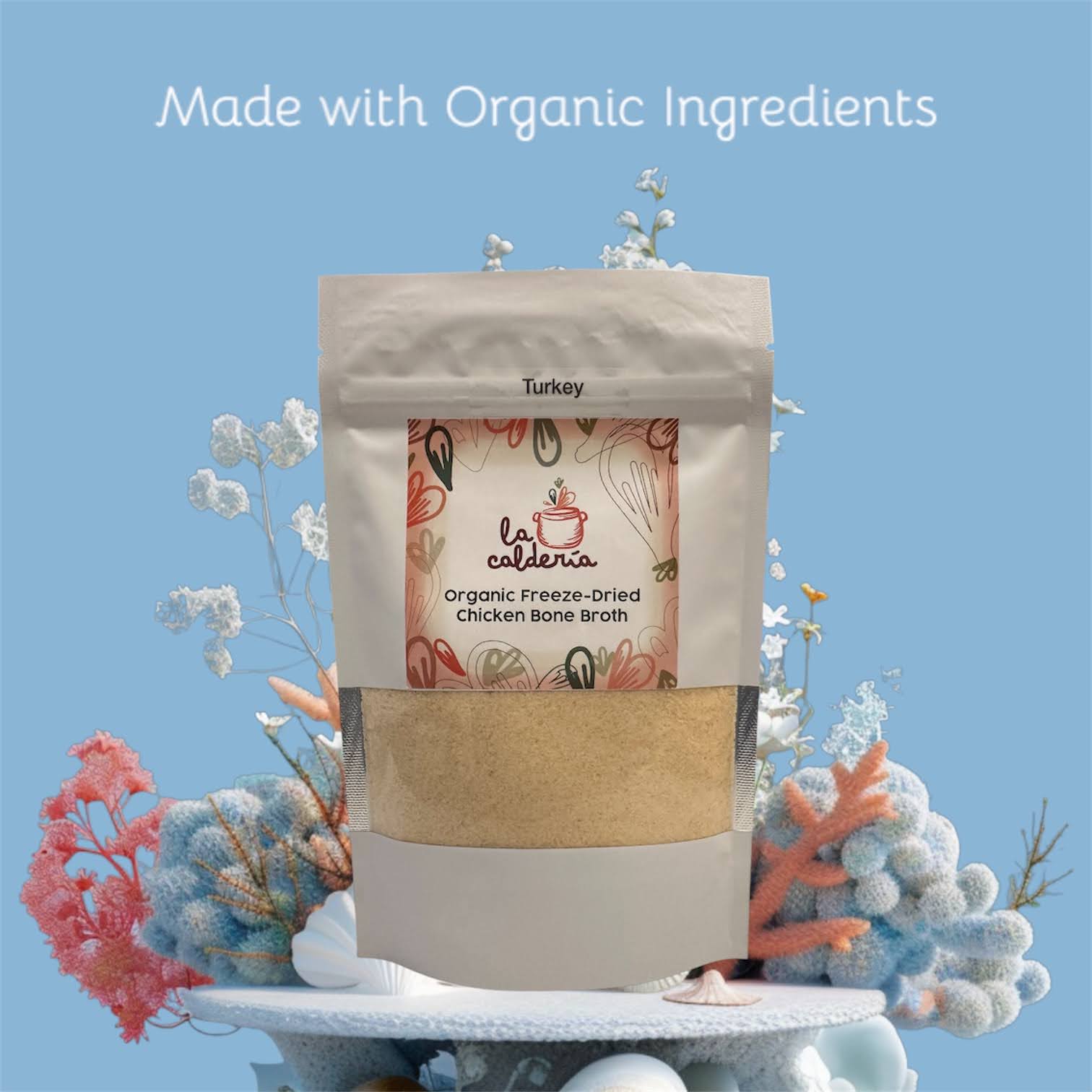 Freeze-Dried Turkey Bone Broth (120 g)