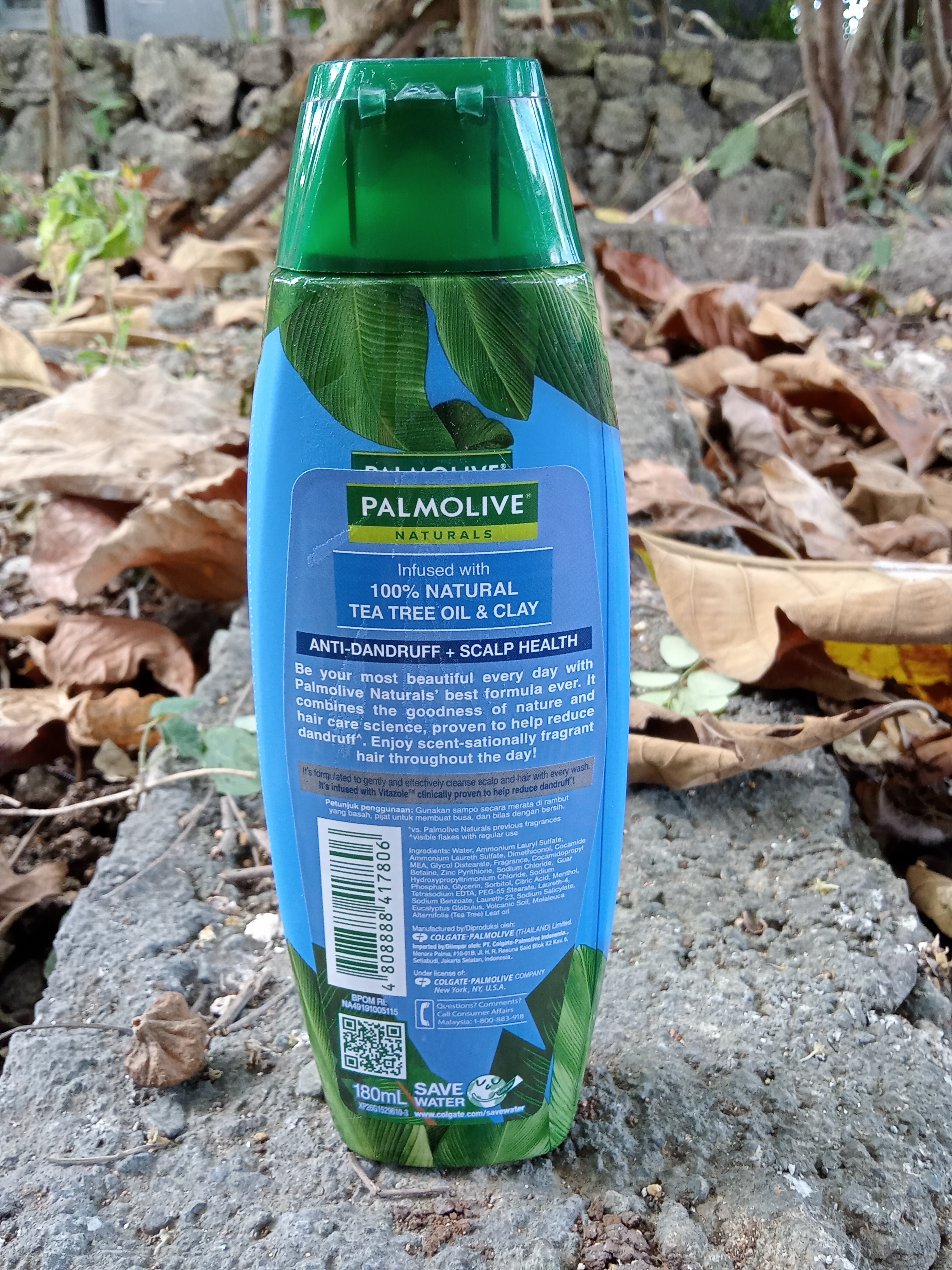 Tea Tree Oil & Clay Palmolive Naturals Shampoo & Conditioner 180ml