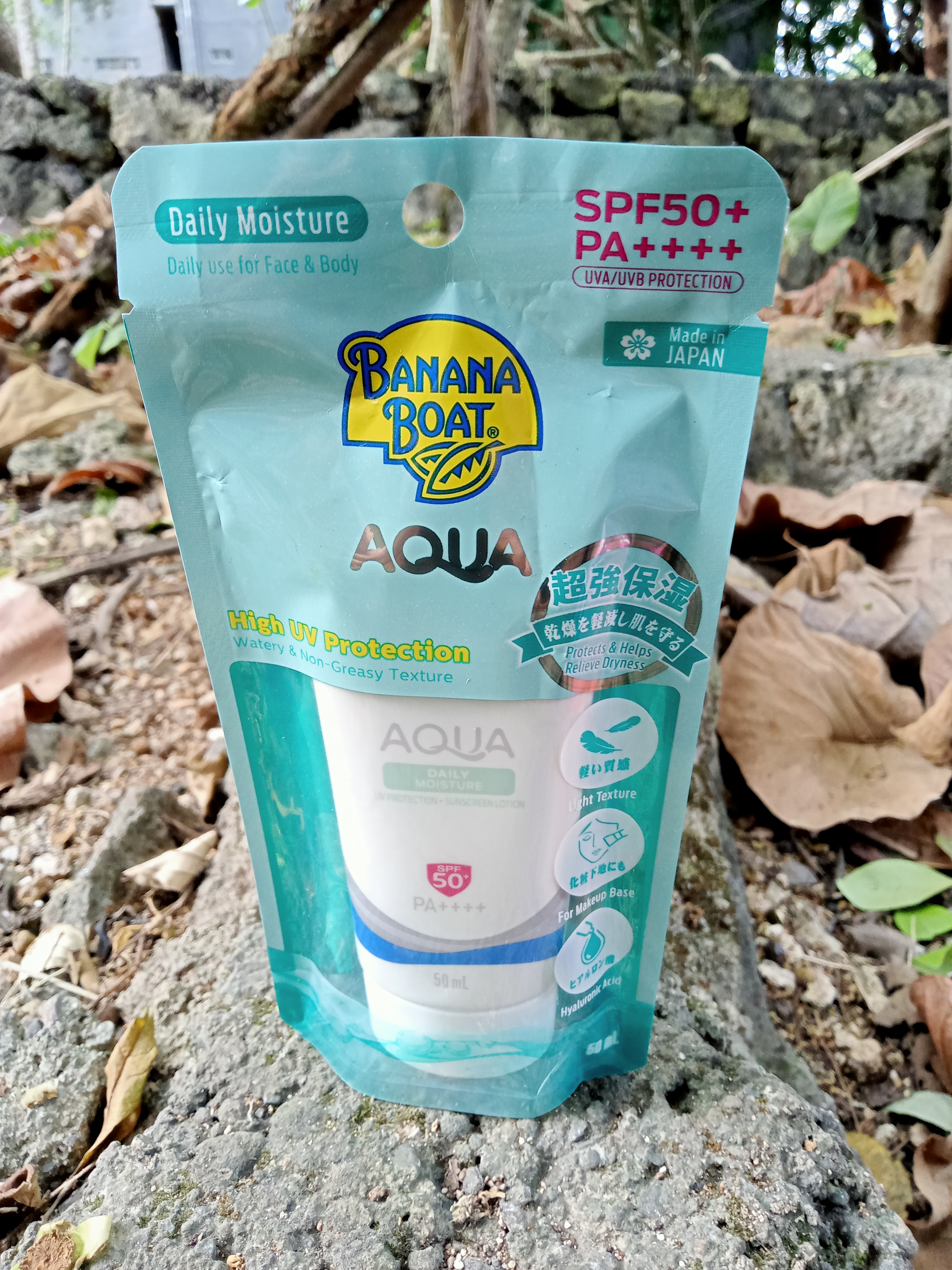Banana Boat Simply Protect Aqua Daily Moisture Sunscreen Lotion SPF50+ 50ml