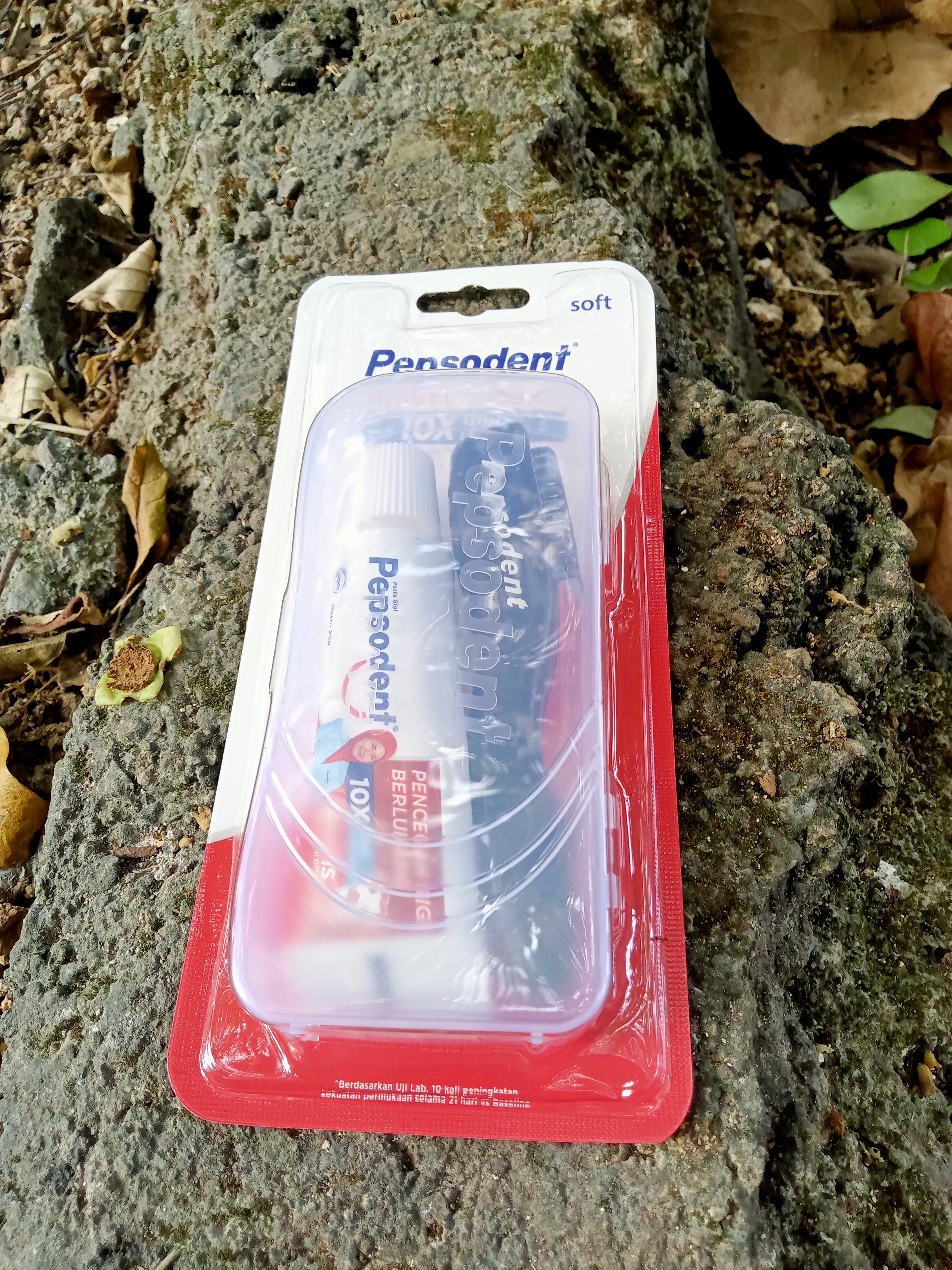 Pepsodent Travel Toothpaste and Foldable Toothbrush