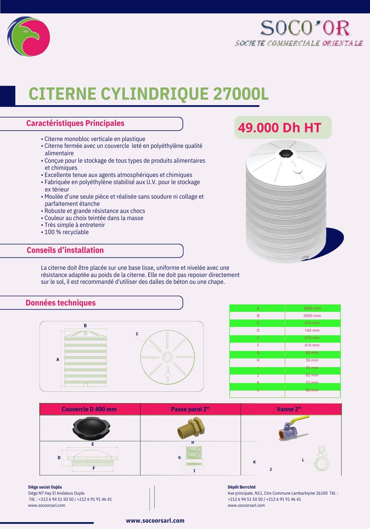 27000 Litres 