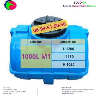 1000 M1 Litres Horizontale 