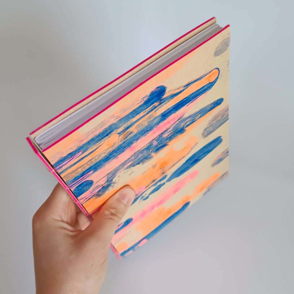 Carnet A5 - Reliure Criss-cross