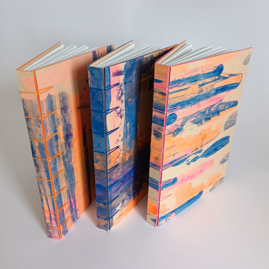 Carnet A5 - Reliure Criss-cross