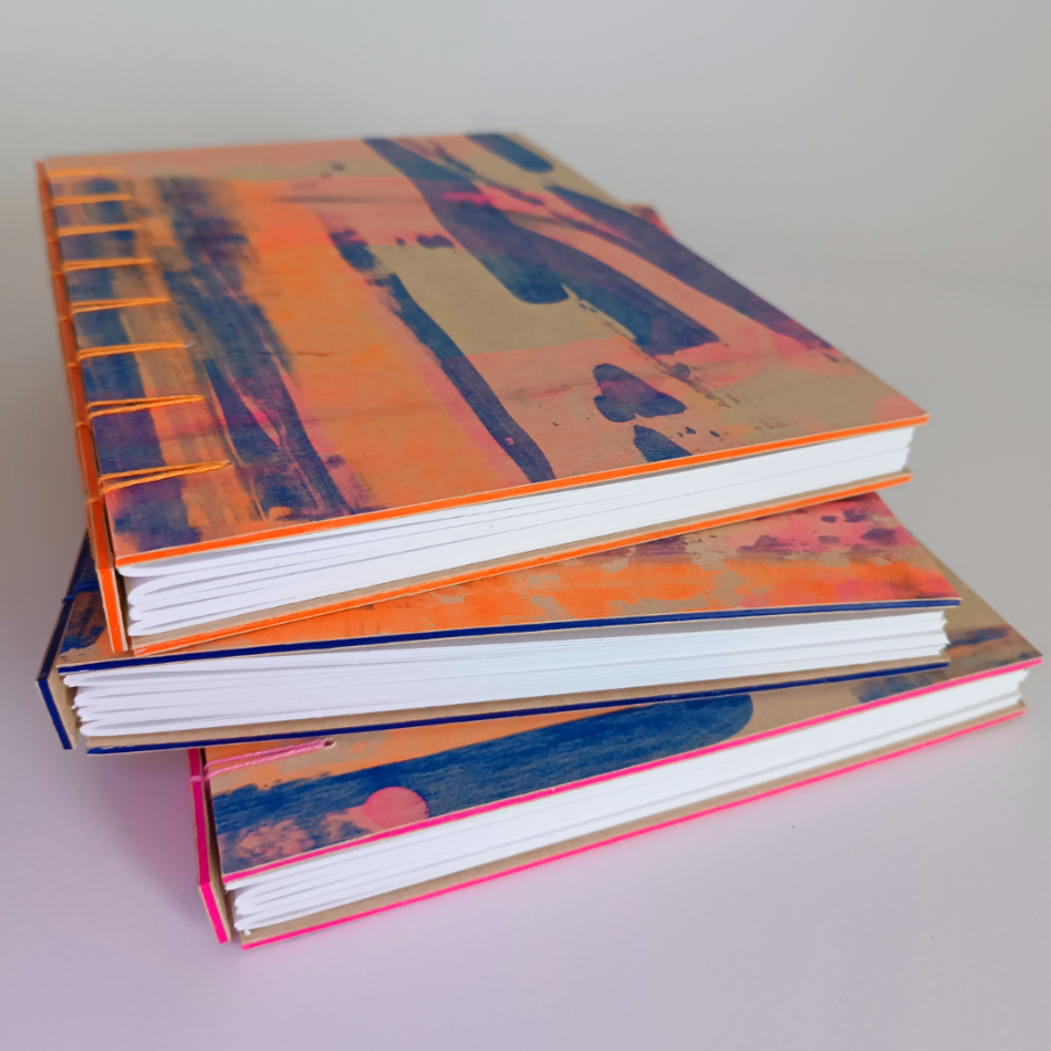 Carnet A5 - Reliure Criss-cross