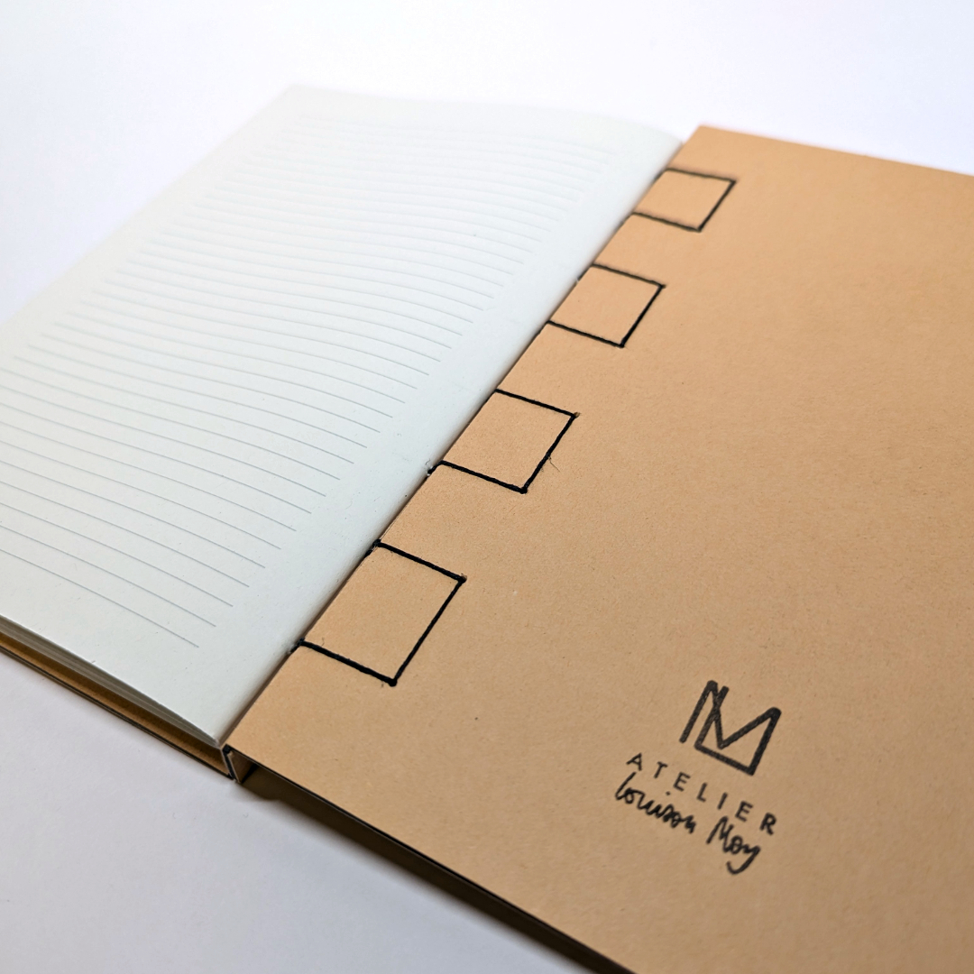 Carnet de notes A5 - Reliure Criss-cross