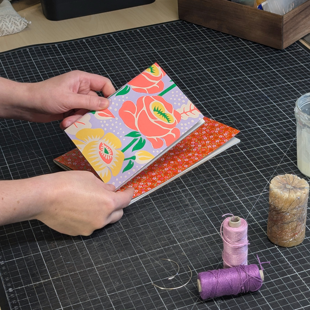 Atelier - Reliure écolière au point chaînette