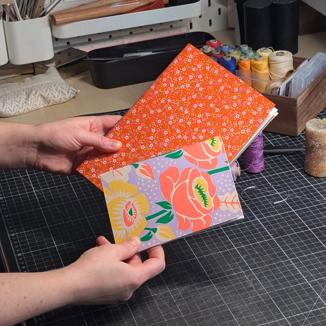 Atelier - Reliure écolière au point chaînette