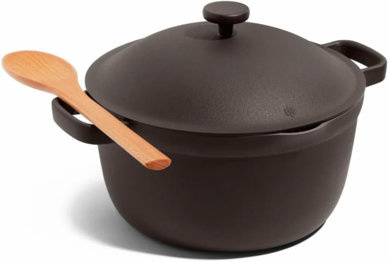 Our Place Perfect Pot - 5.5 Qt. Nonstick Ceramic Sauce Pan with Lid | Versatile Cookware for Stovetop and Oven | Steam, Bake, Braise, Roast | PTFE and PFOA-Free | Toxin-Free, Easy to Clean | Char