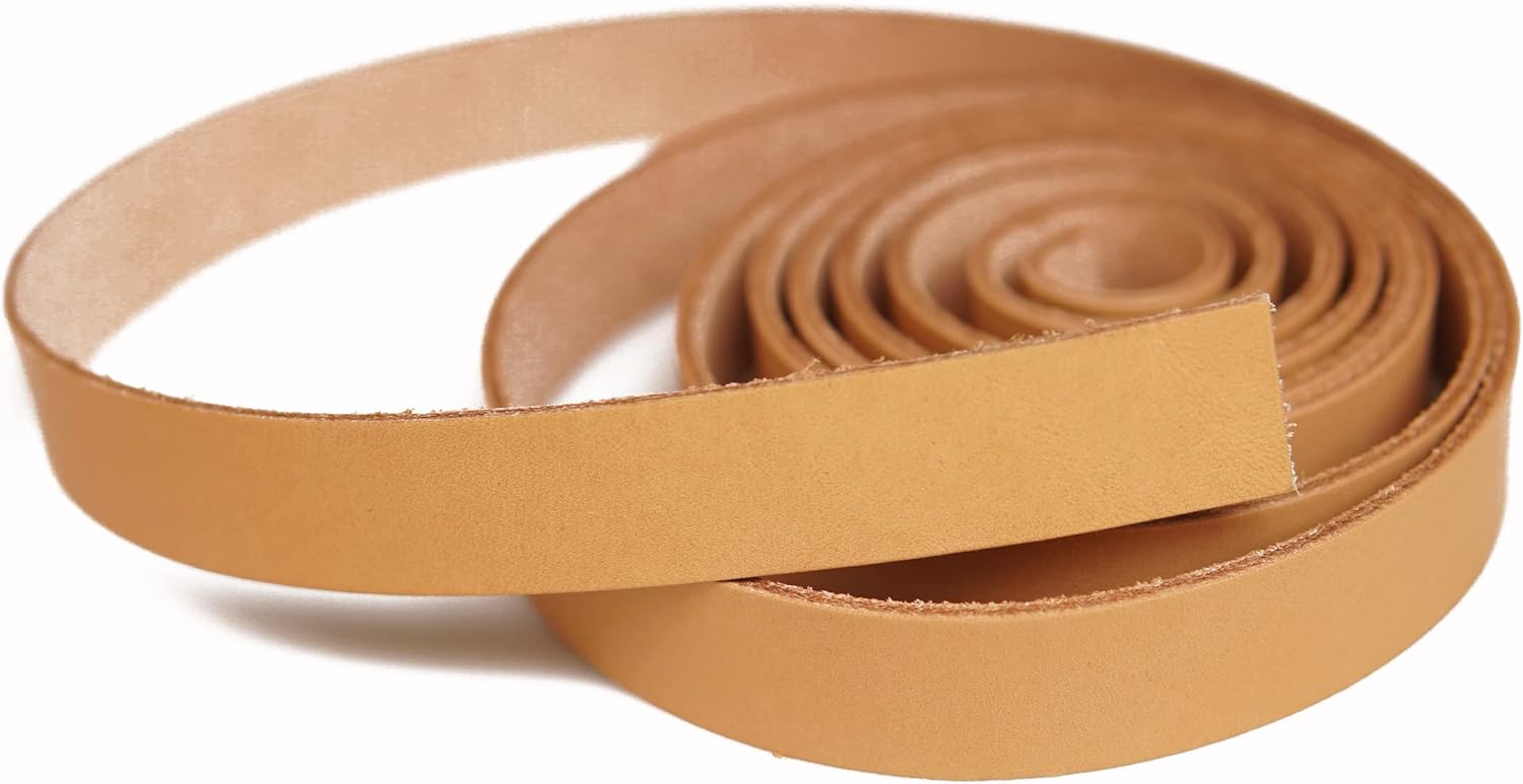  Vegetable Tanned Full Grain Leather Strap Cord Braiding String for Crafts/Tooling/Workshop Handmade