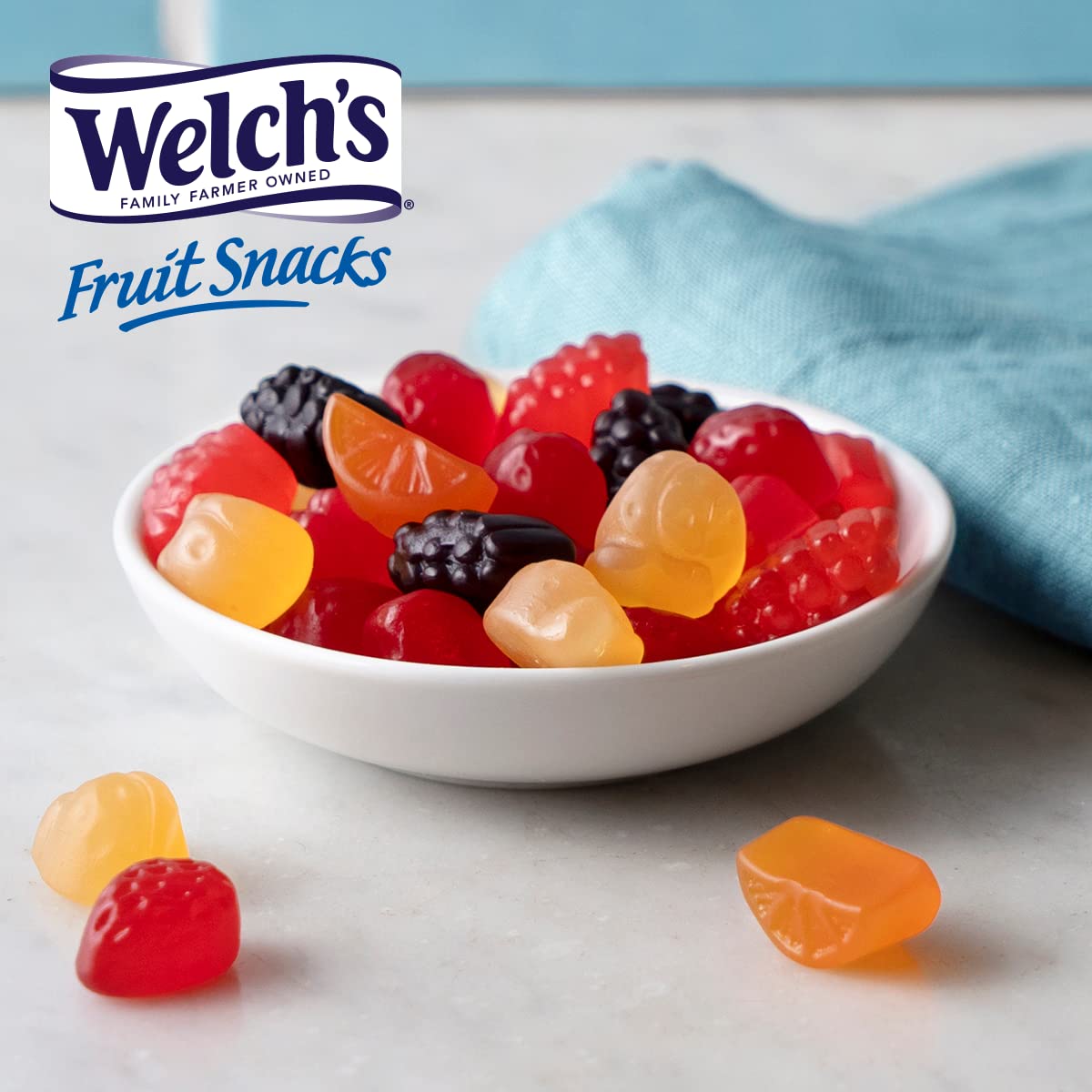 Welch's Fruit Snacks, Mixed Fruit, Perfect Easter Basket Stuffers, Gluten Free, Bulk Pack, Individual Single Serve Bags