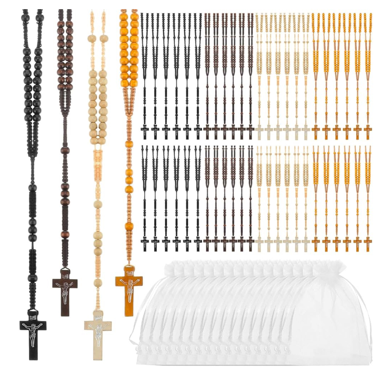 Assorted Rosary Beads Collection