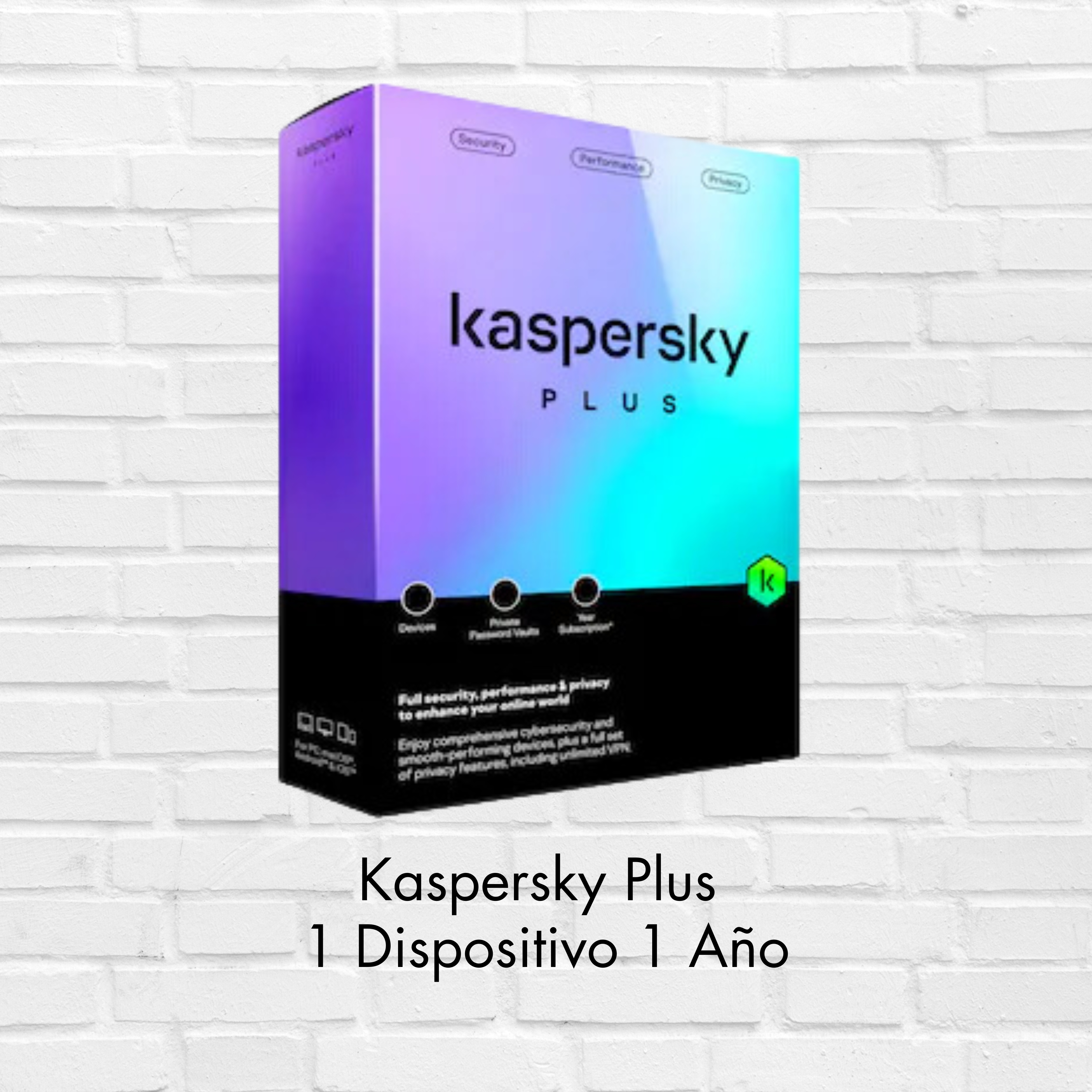 Licencia | Kaspersky Plus 2024  1 Dispositivo 1 Año