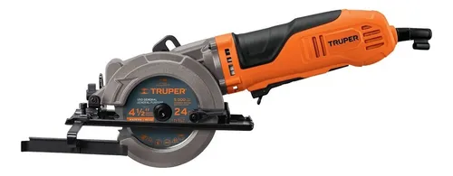 Sierra circular eléctrica Truper Profesional SICI-4-1/2A 100123 114mm 750W naranja 60Hz