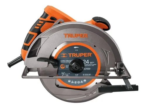 Sierra circular eléctrica Truper Professional SICI-7-1/4A3 18.5cm 1750W Naranja 60Hz