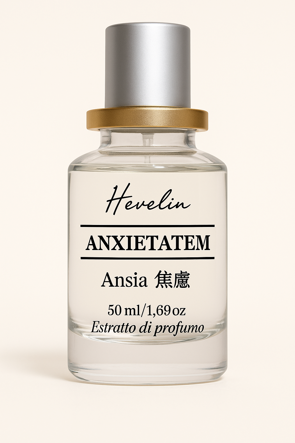 SILVER CASE - "ANXIETATEM" Essenza dell'ansia per Hevelin 50ml
