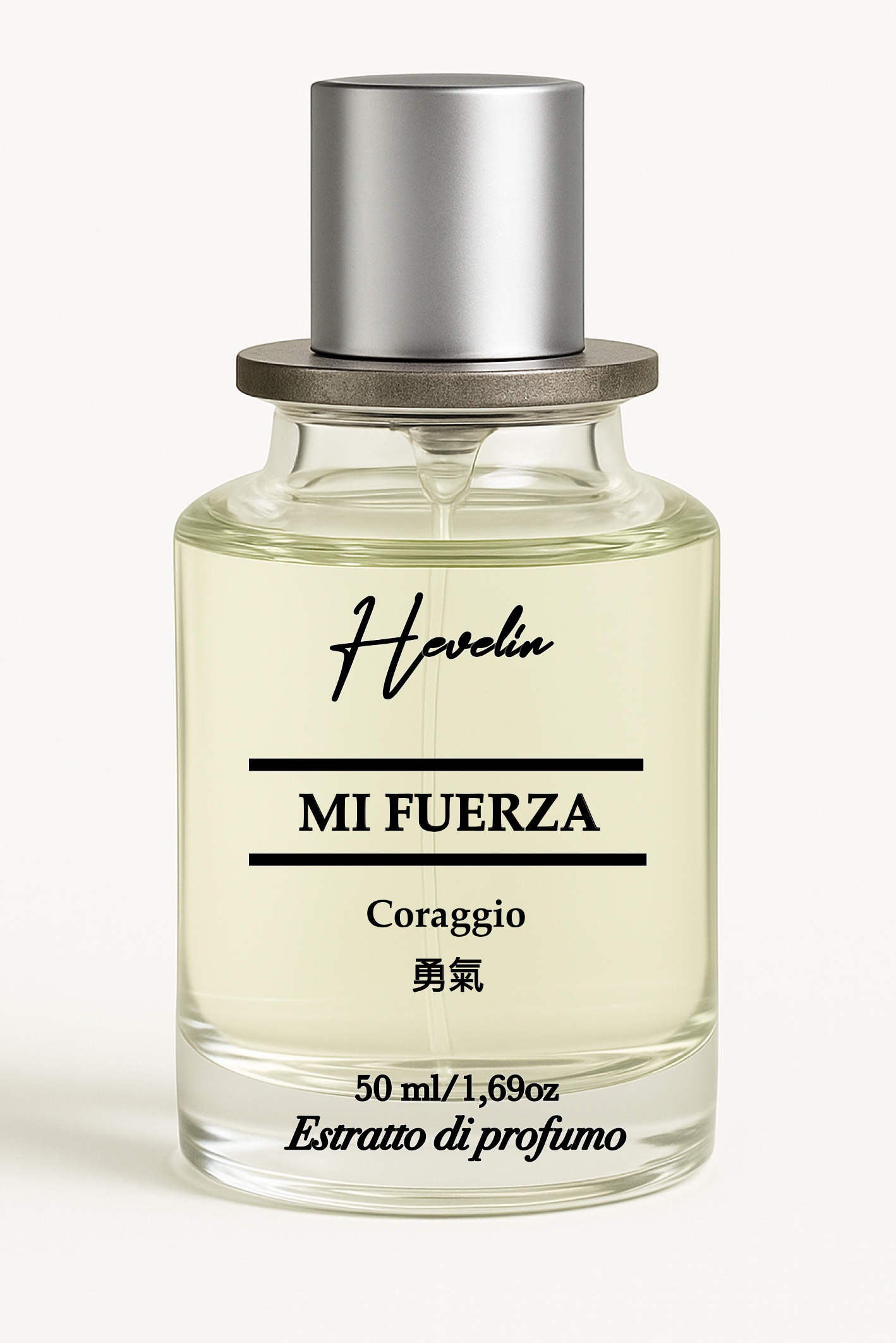 SILVER CASE - "MI FUERZA" Essenza del Coraggio per Hevelin 50ml