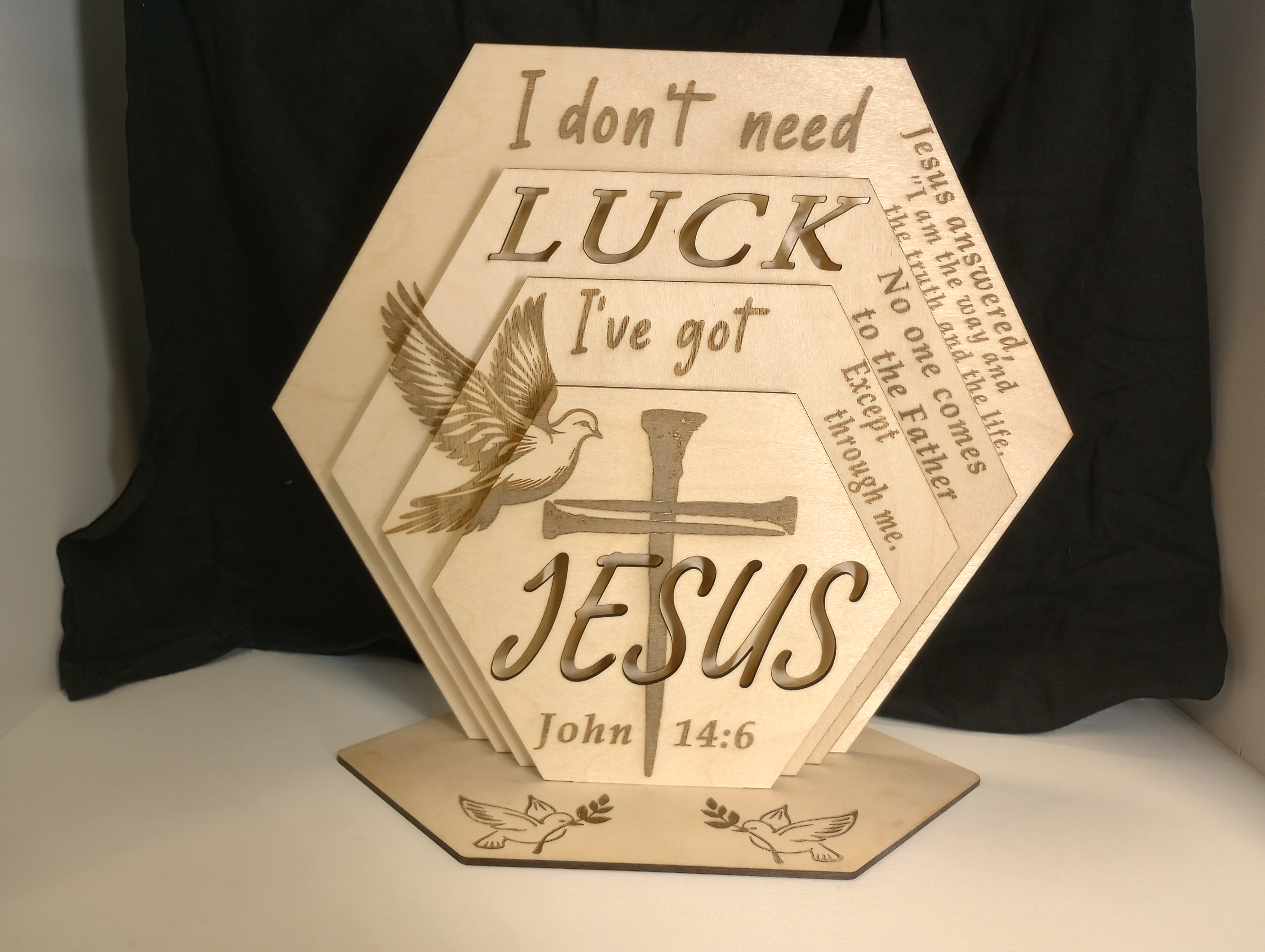 I don't need Luck I've got Jesus (SVG) File
