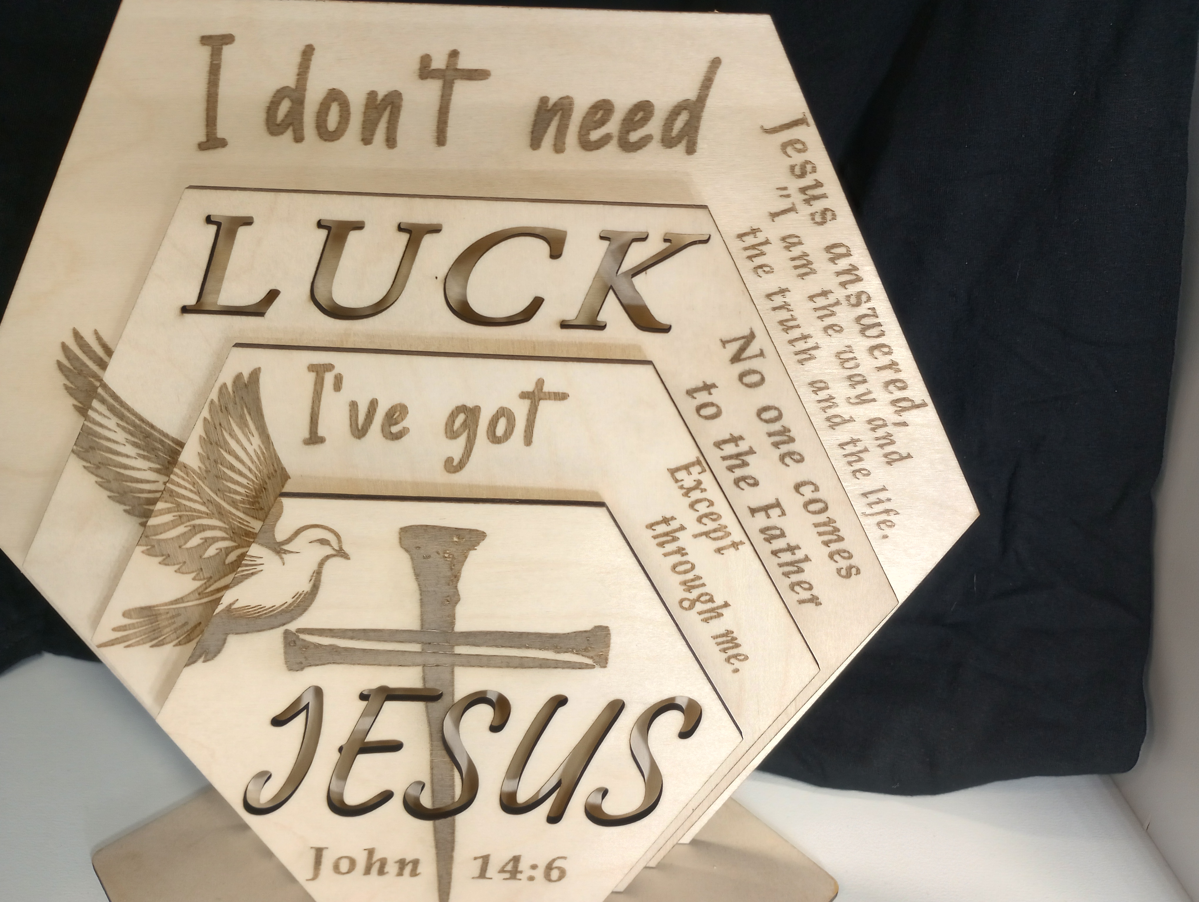 I don't need Luck I've got Jesus (SVG) File