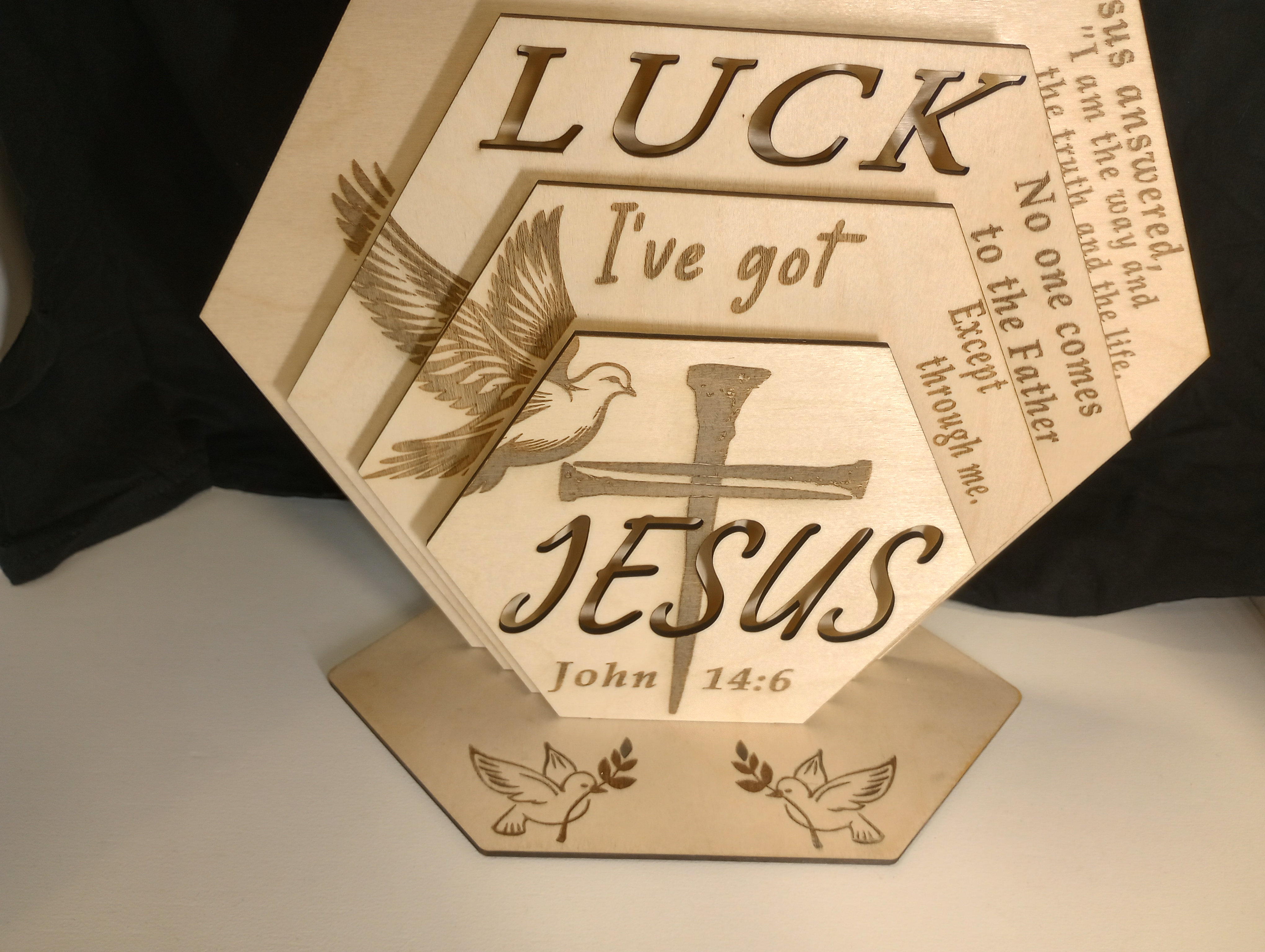 I don't need Luck I've got Jesus (SVG) File