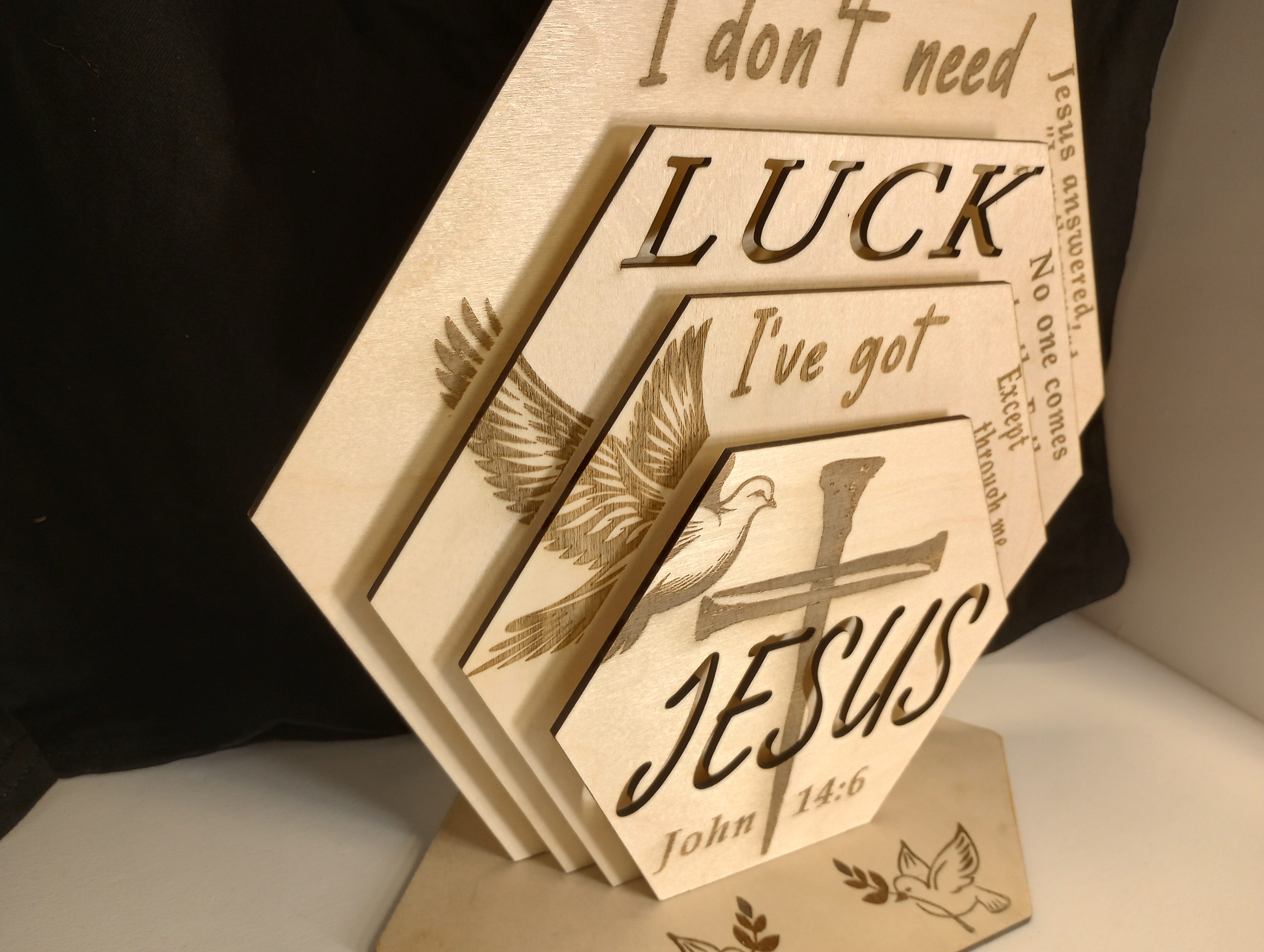 I don't need Luck I've got Jesus (SVG) File