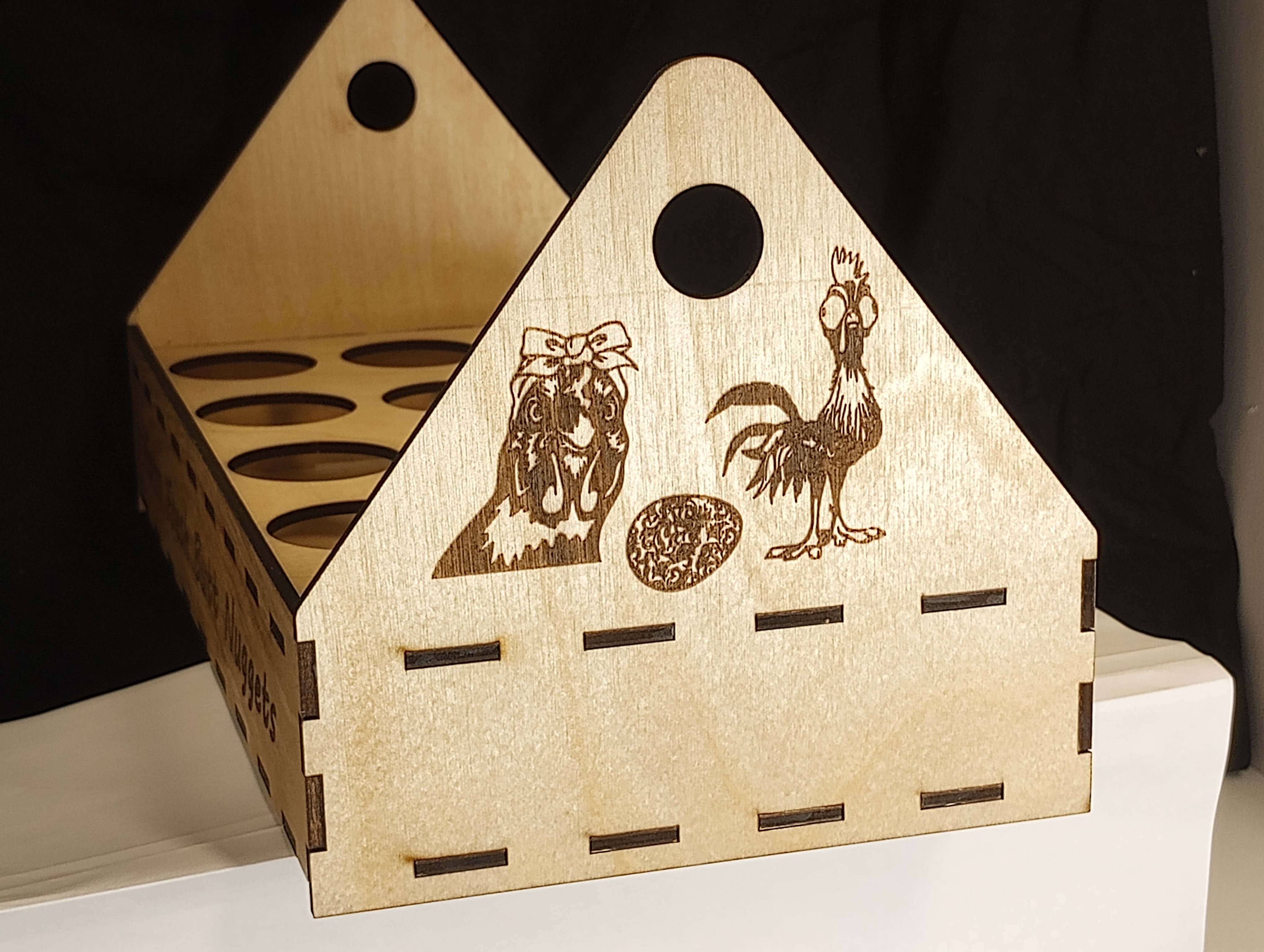 Kitchen counter egg box (SVG File)