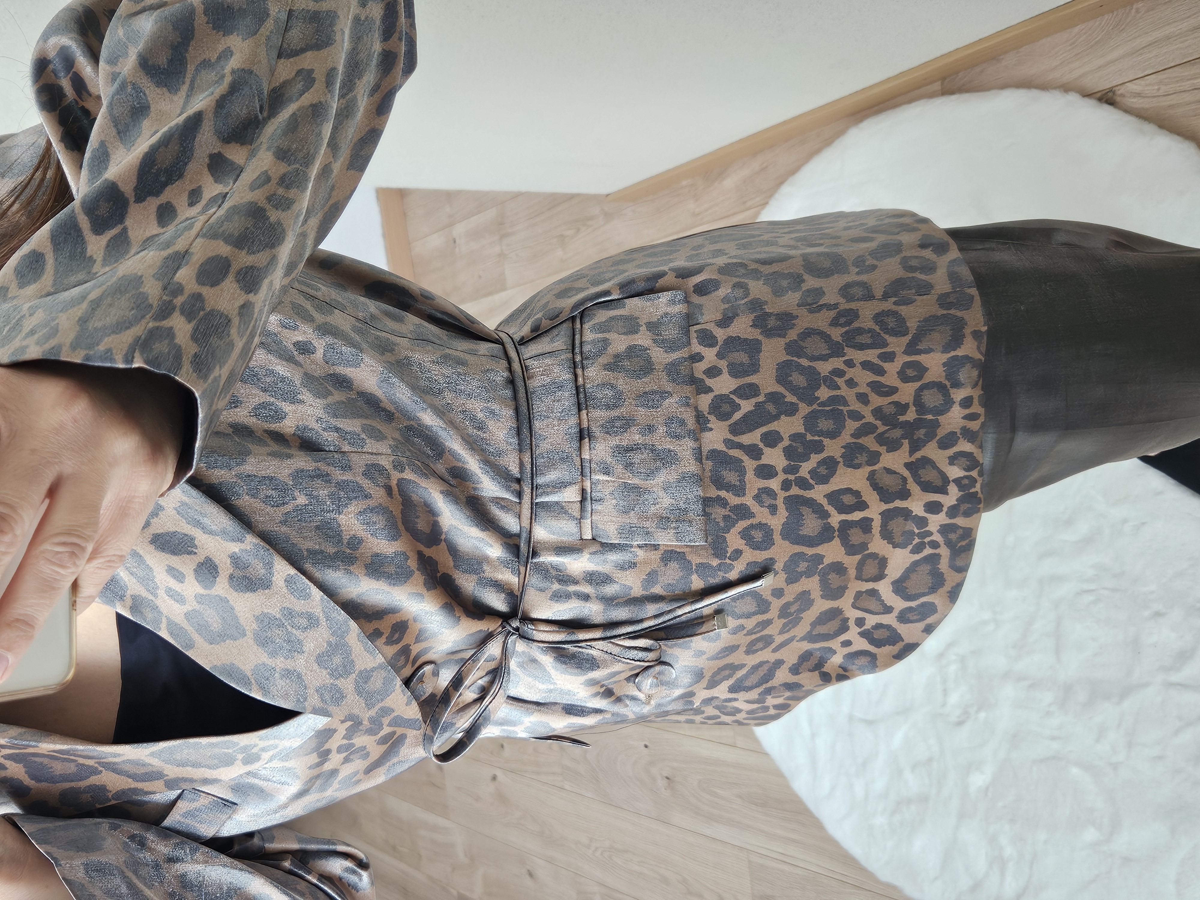 Ensemble blazer et pantalon gris