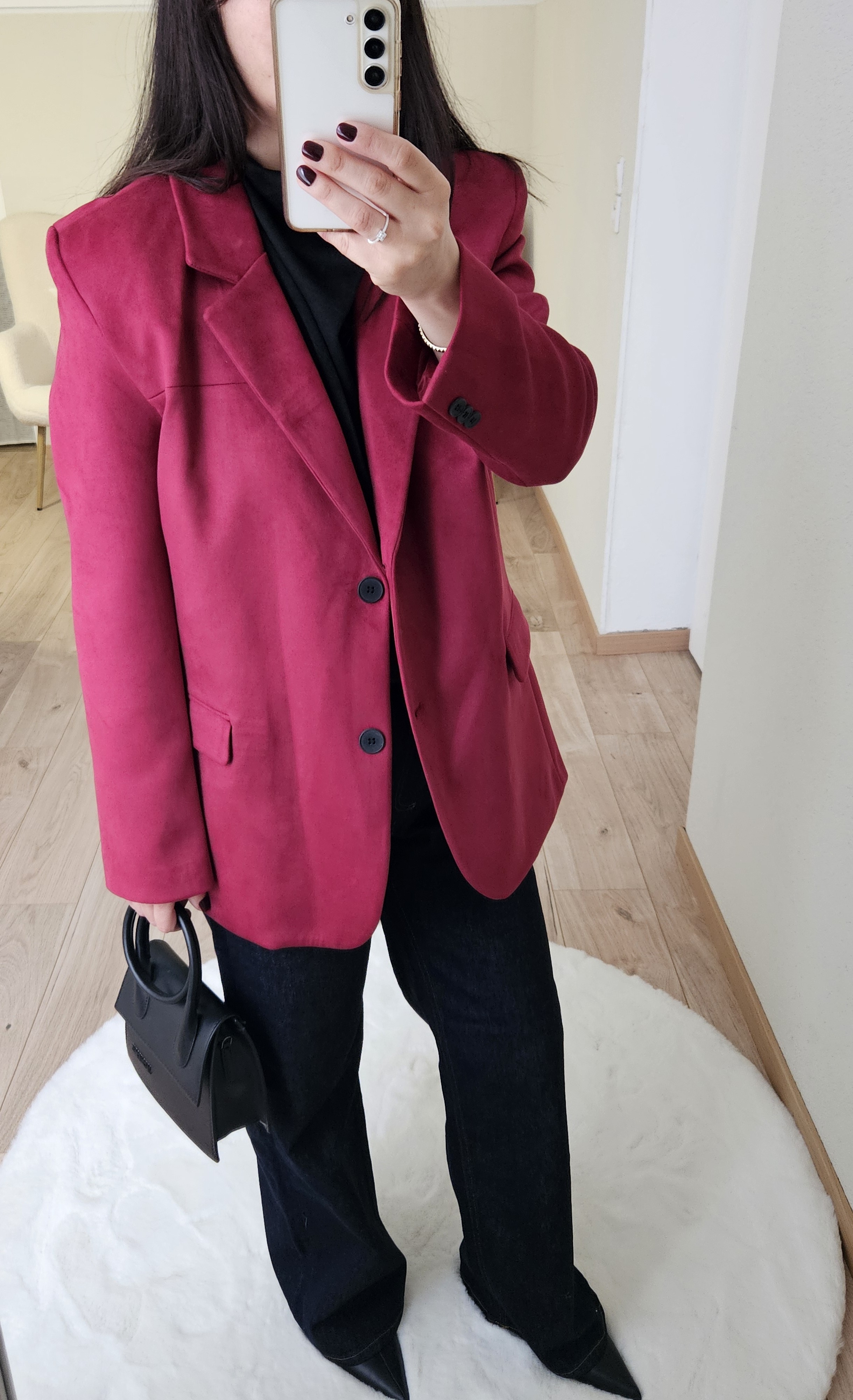 Le blazer en suédine