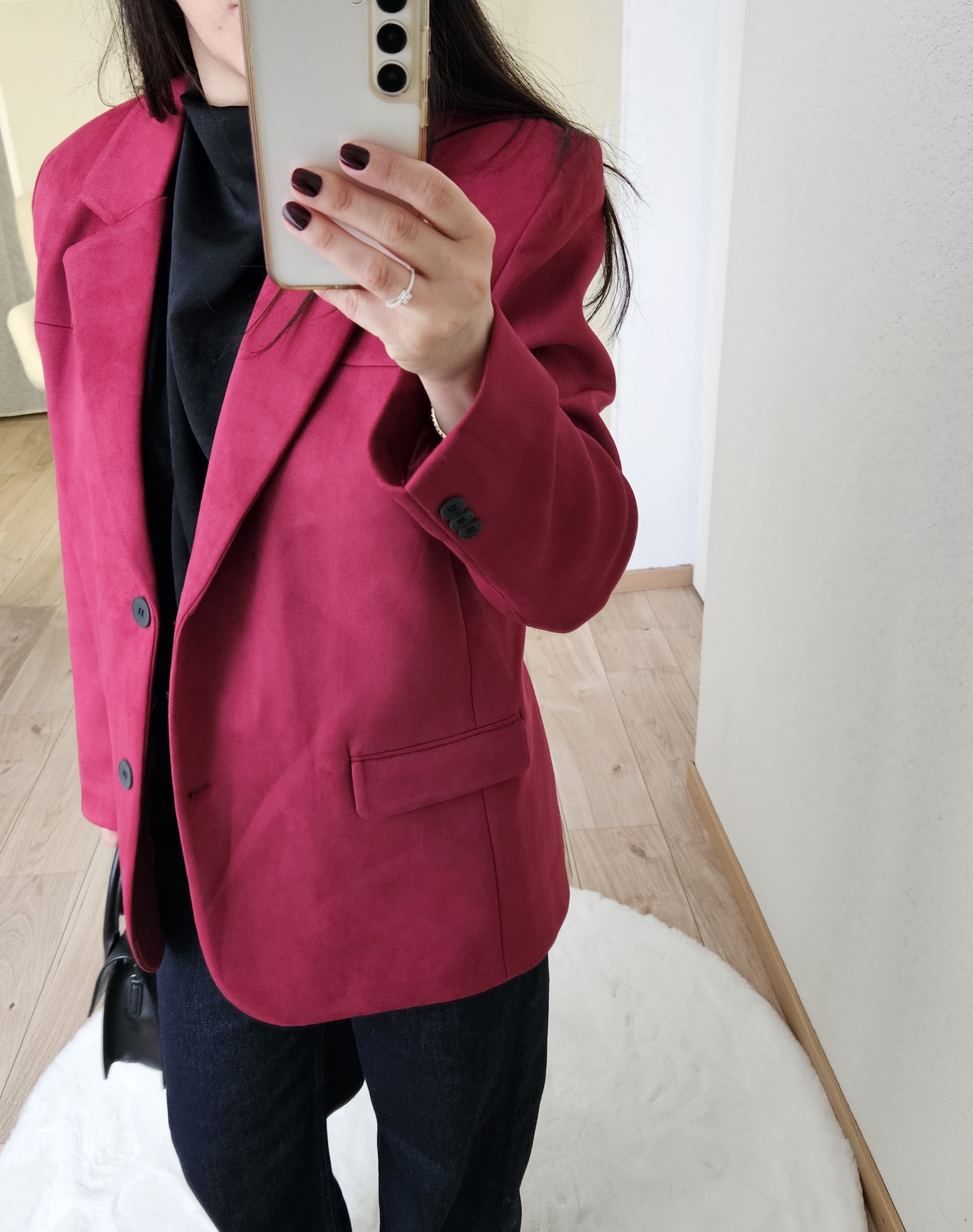 Le blazer en suédine