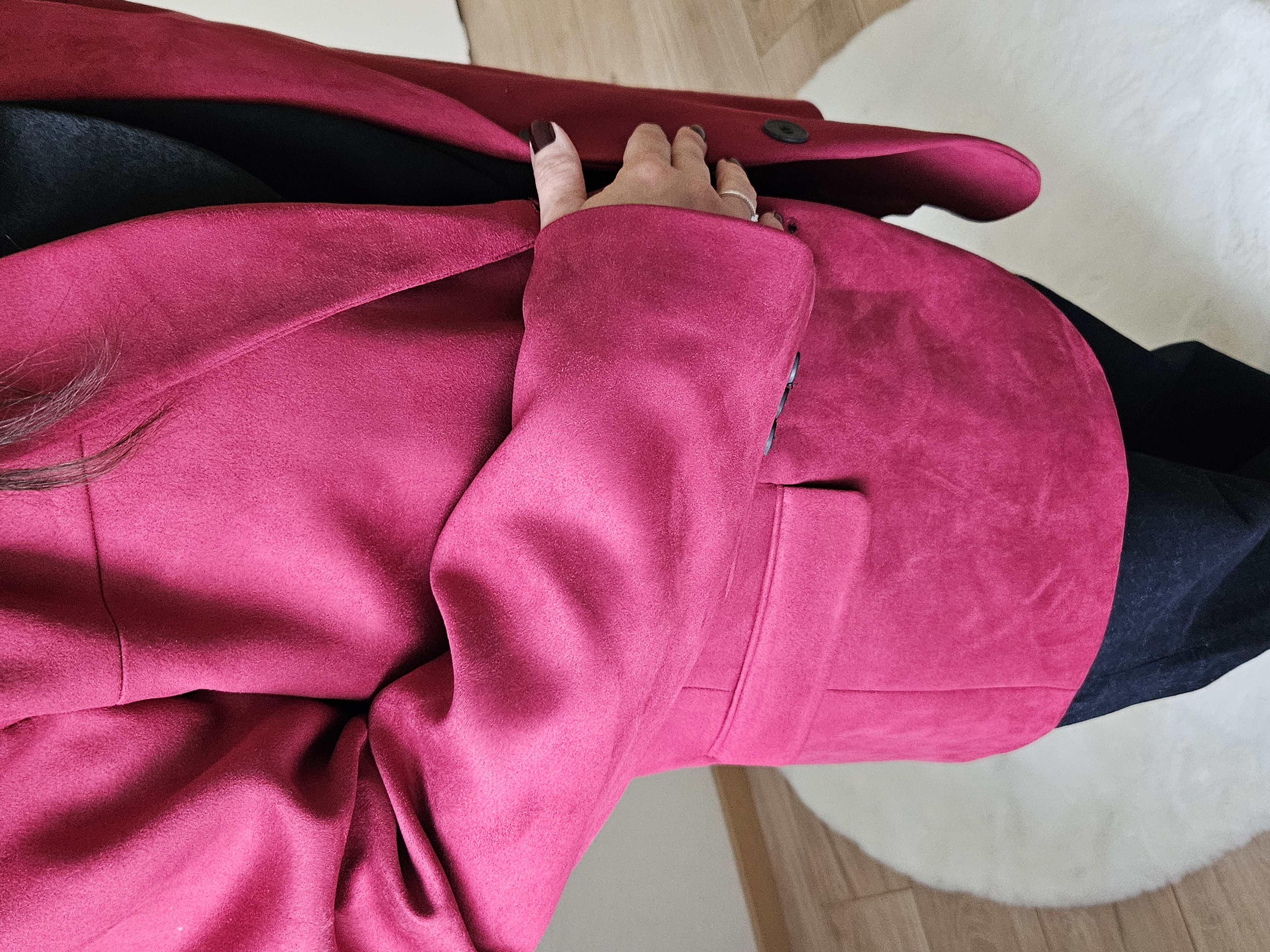 Le blazer en suédine