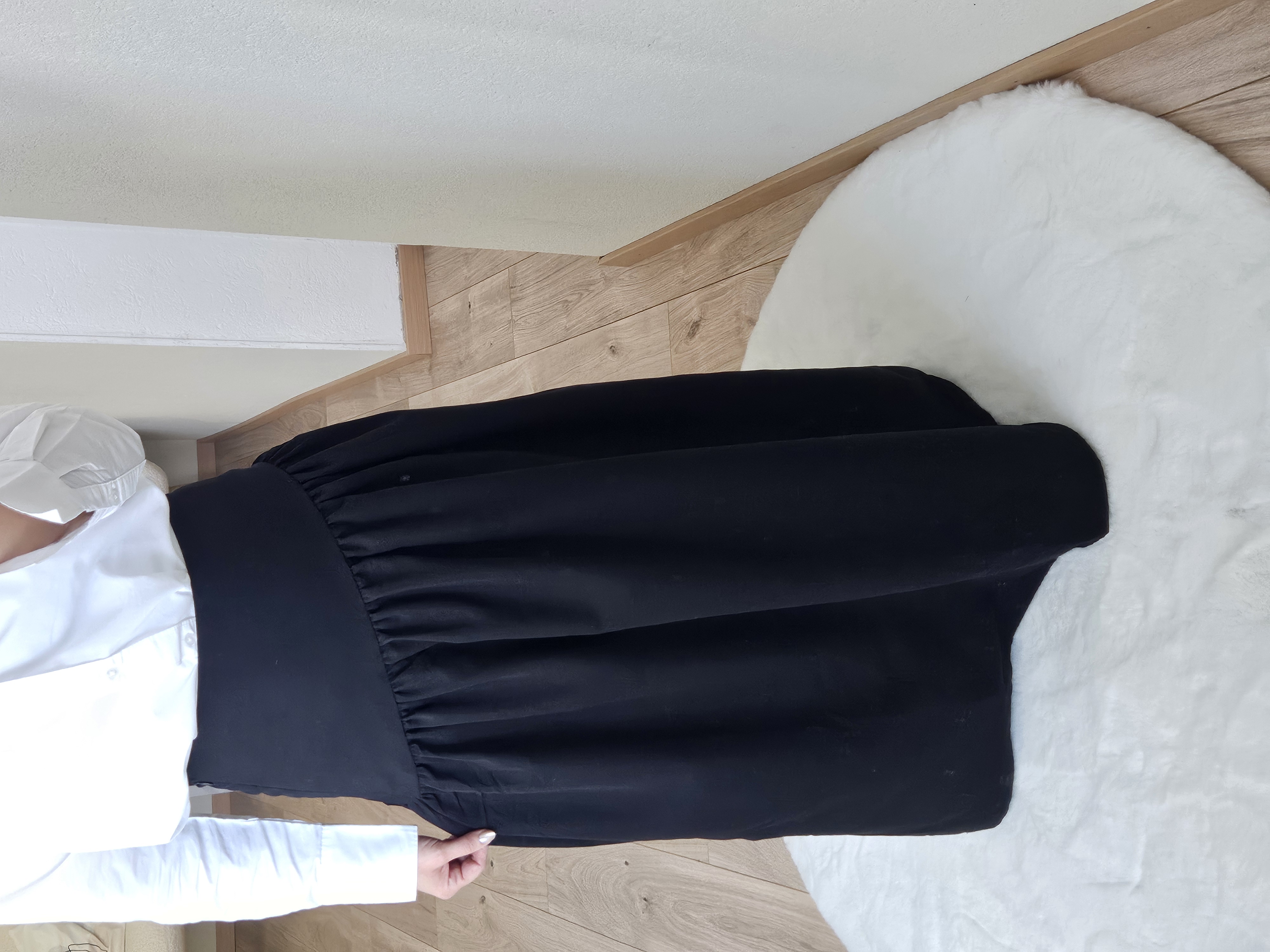 Jupe longue asymétrique