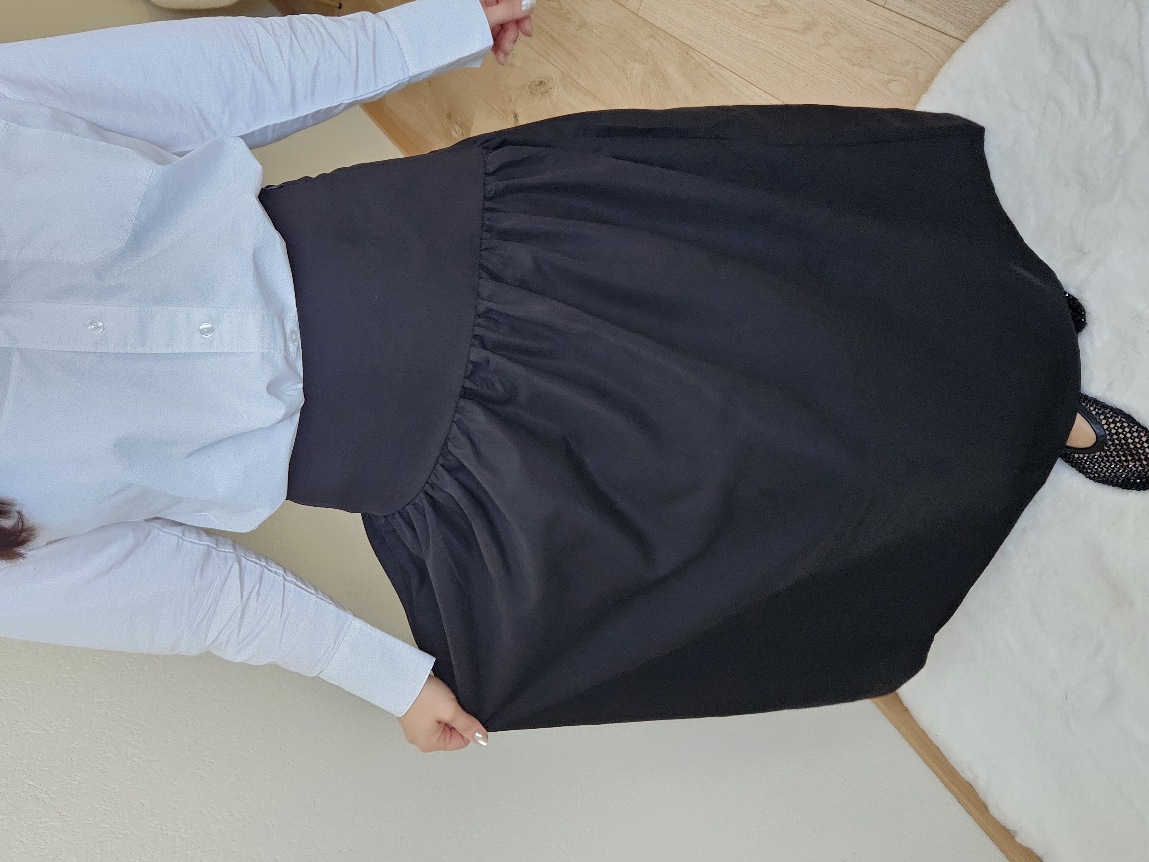 Jupe longue asymétrique