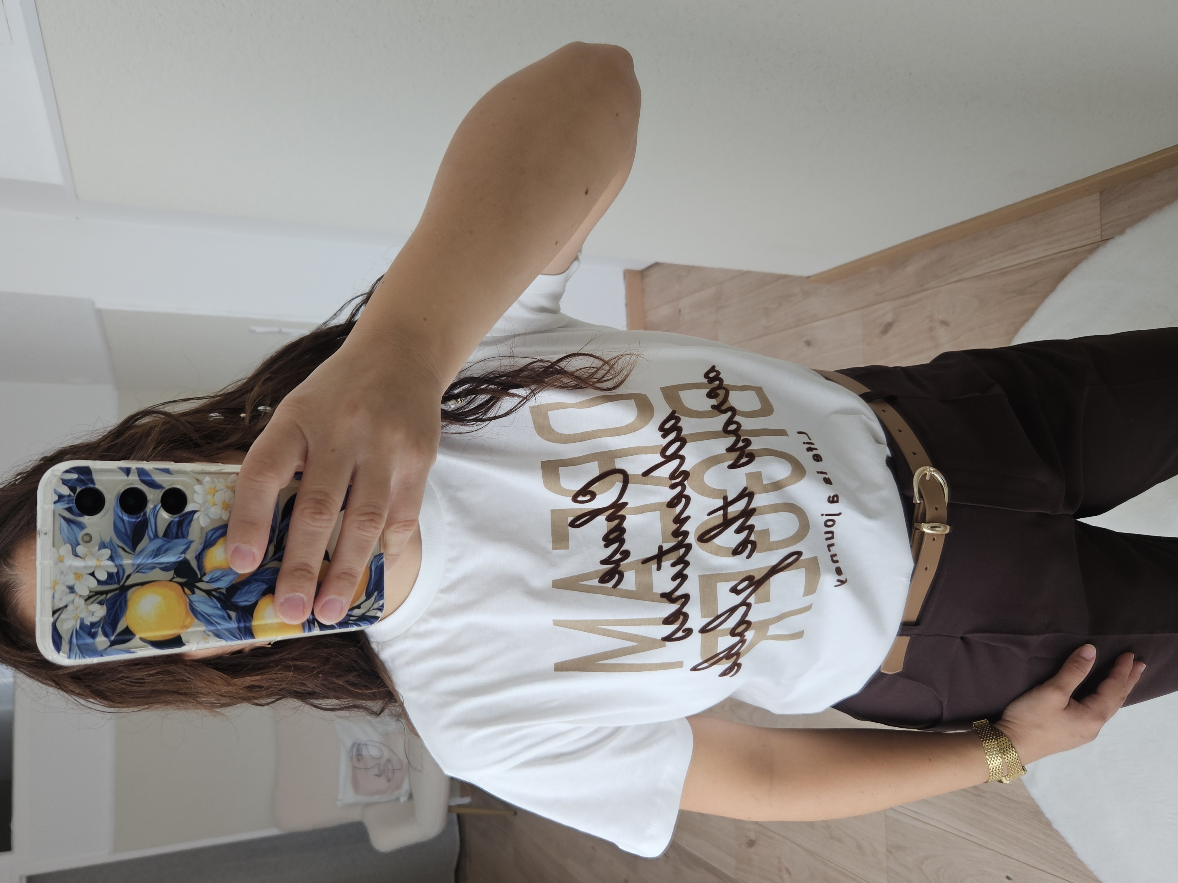 Le t-shirt a message