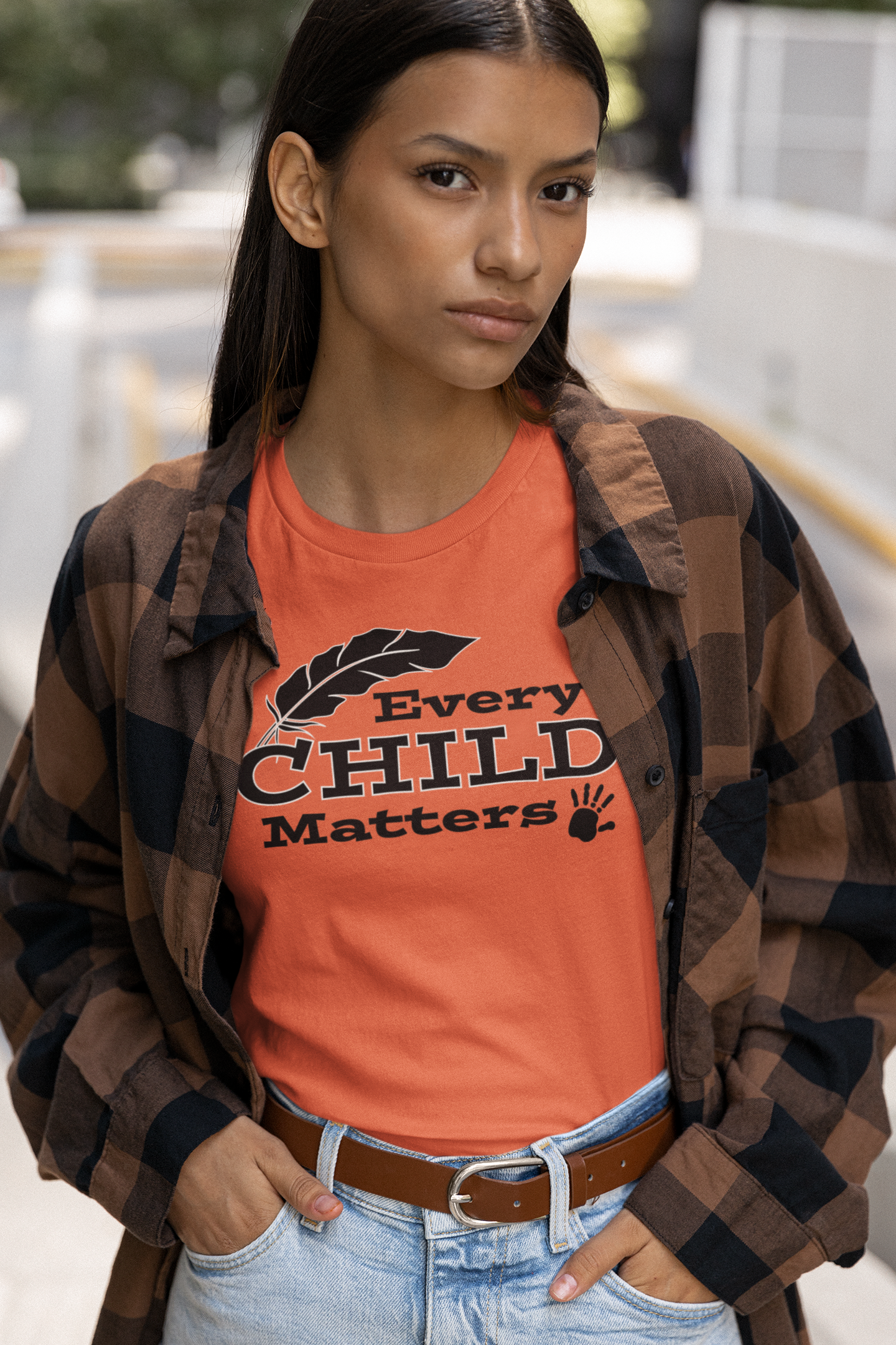 "Every Child Matters" with Feather and Hand