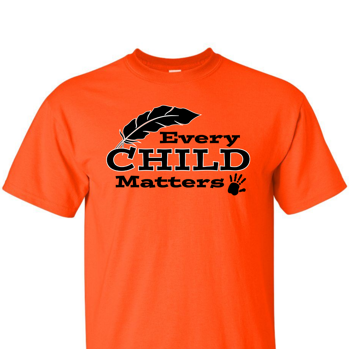 "Every Child Matters" with Feather and Hand