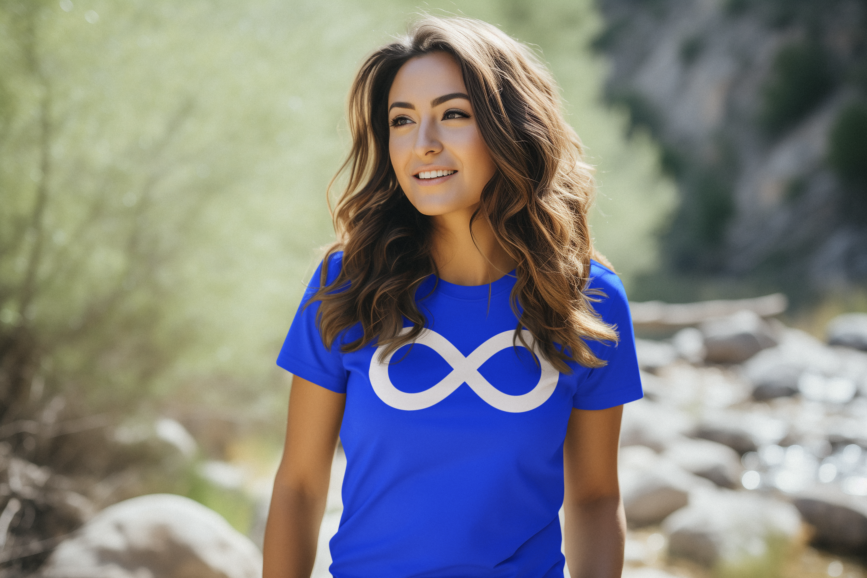 Metis Flag Ladies T-Shirt